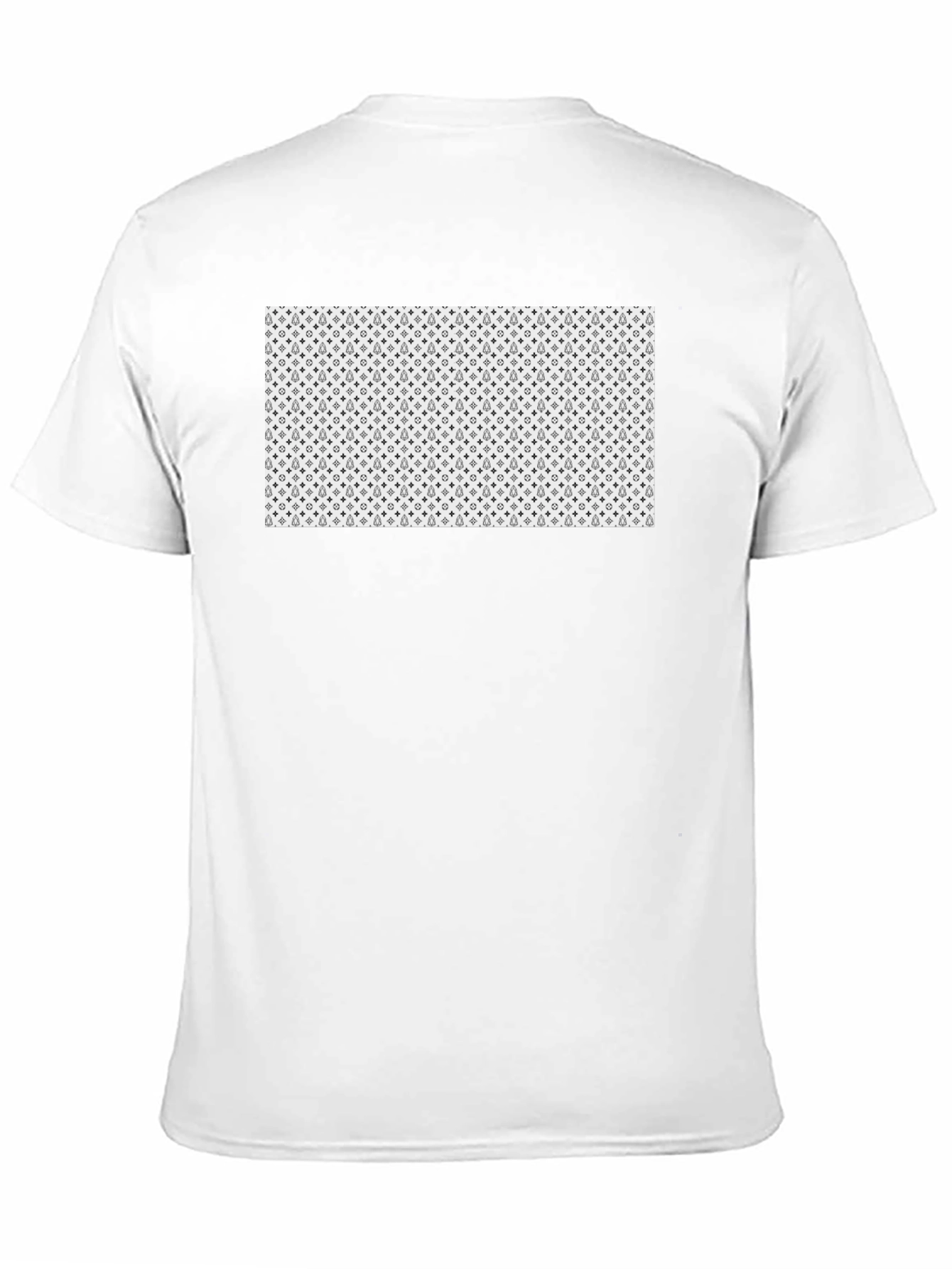 Patterned Graphic Tee - Modern Casual Style