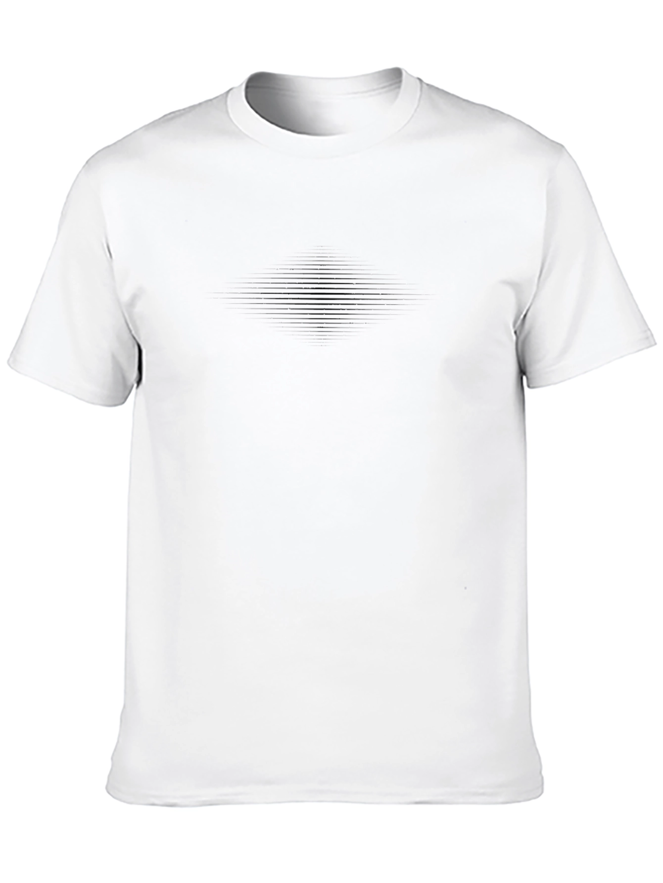 Modern Black Graphic Tee - Minimalist Design