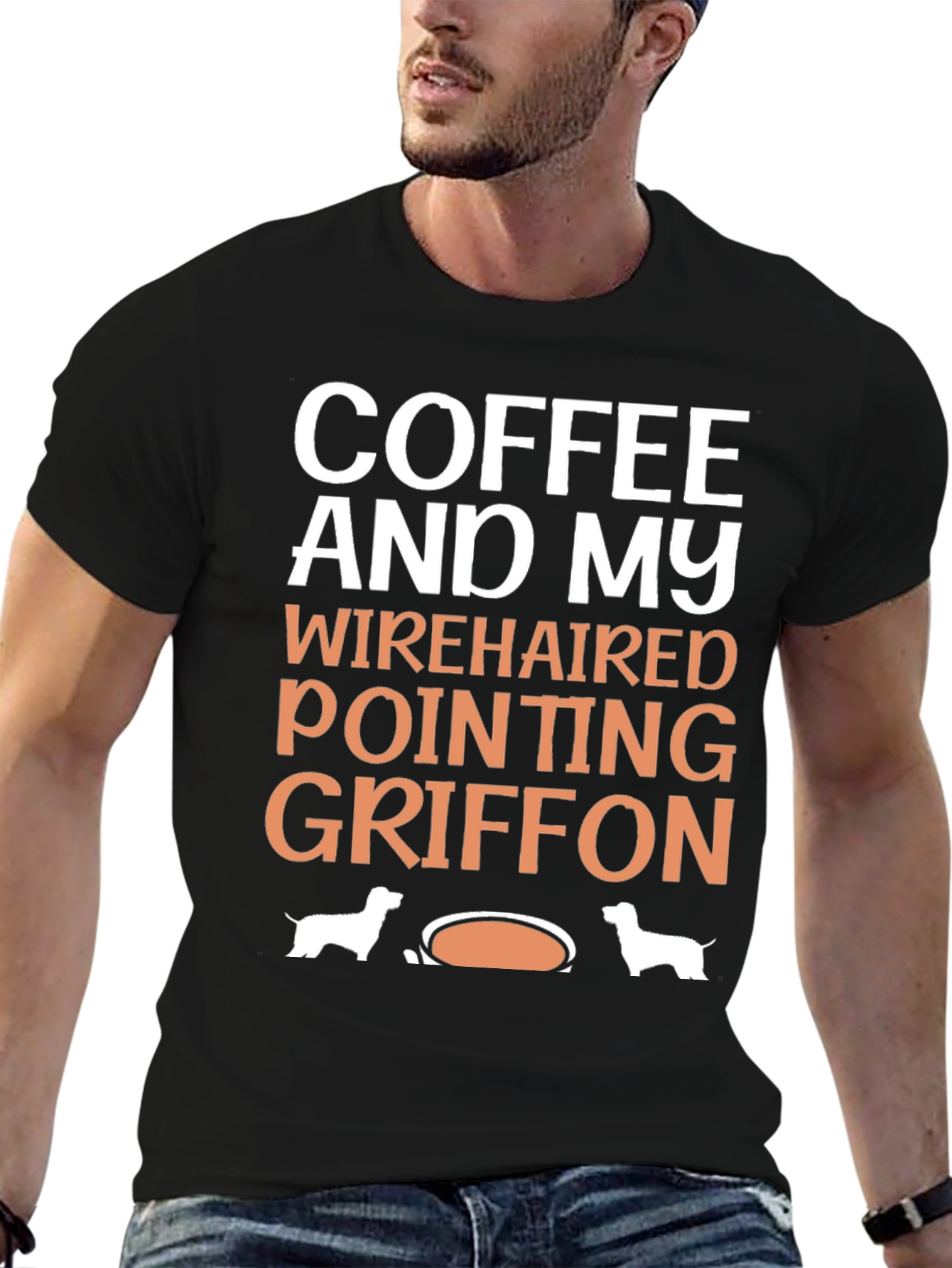 Coffee and My Wirehaired Pointing Griffon T-Shirt