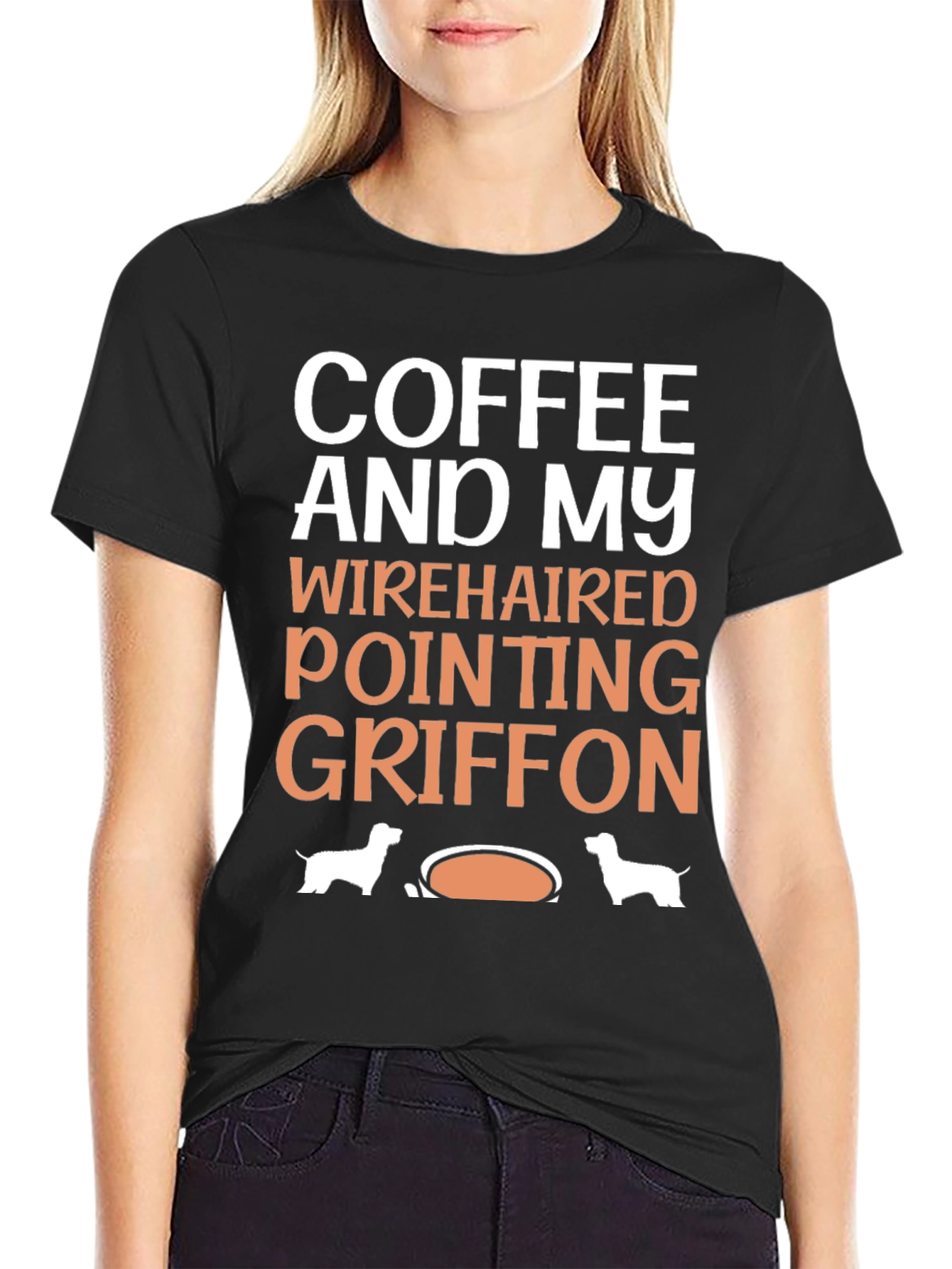 Coffee and My Wirehaired Pointing Griffon T-Shirt