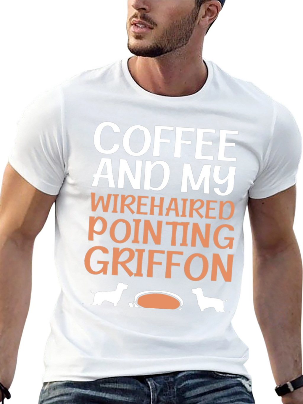 Coffee and My Wirehaired Pointing Griffon T-Shirt