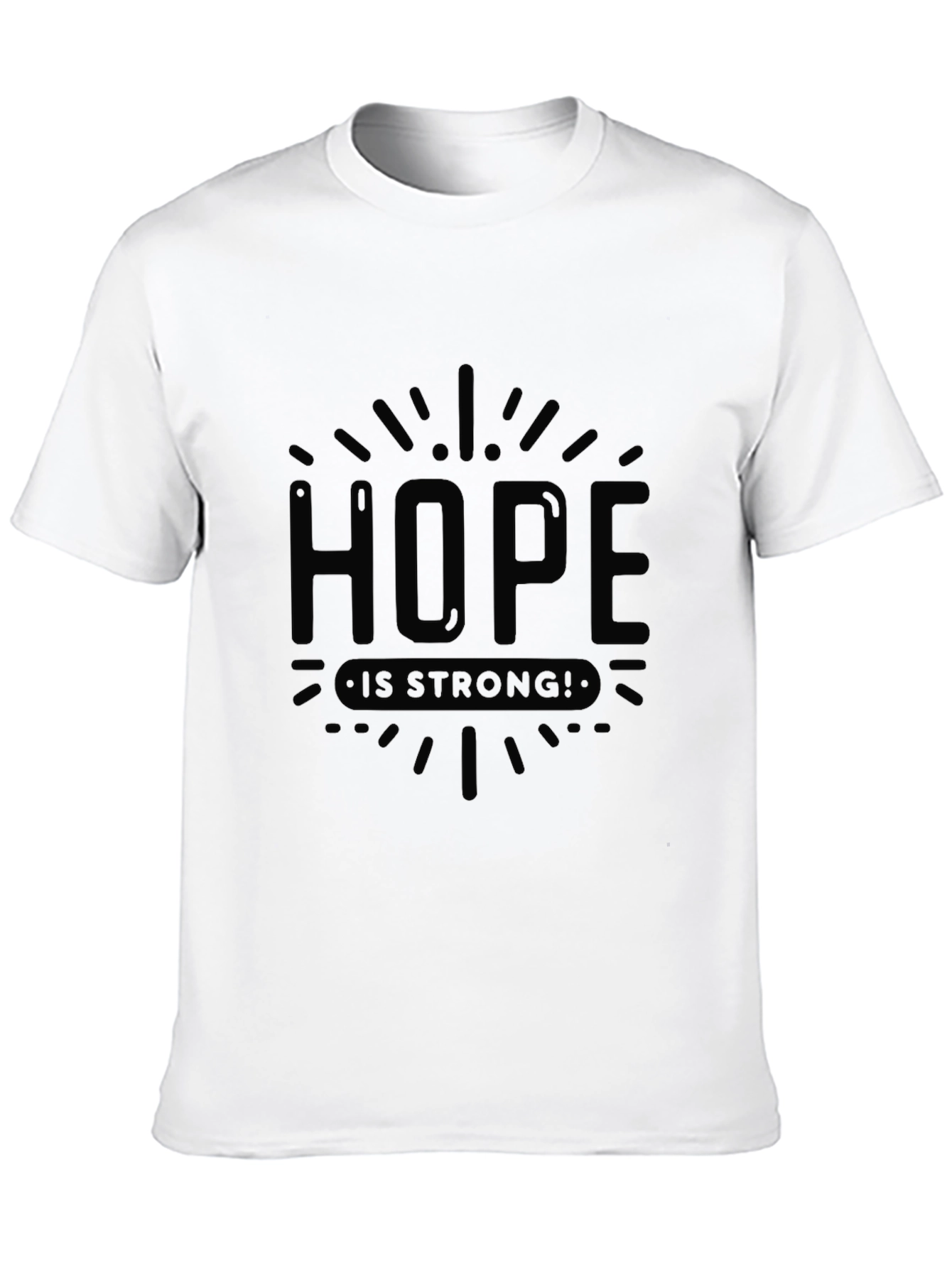 Hope is Strong Black Graphic Tee