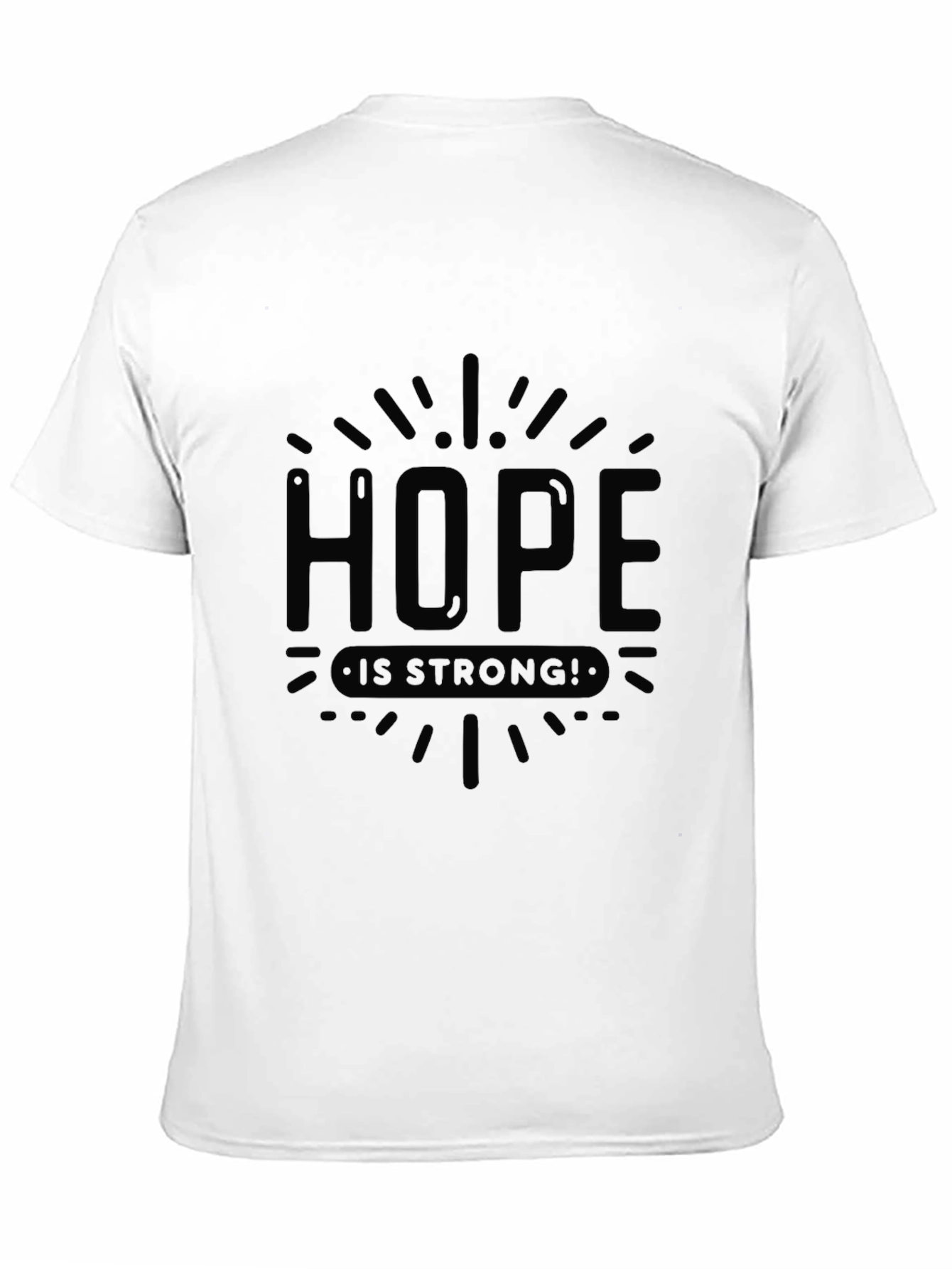 Hope is Strong Black Graphic Tee