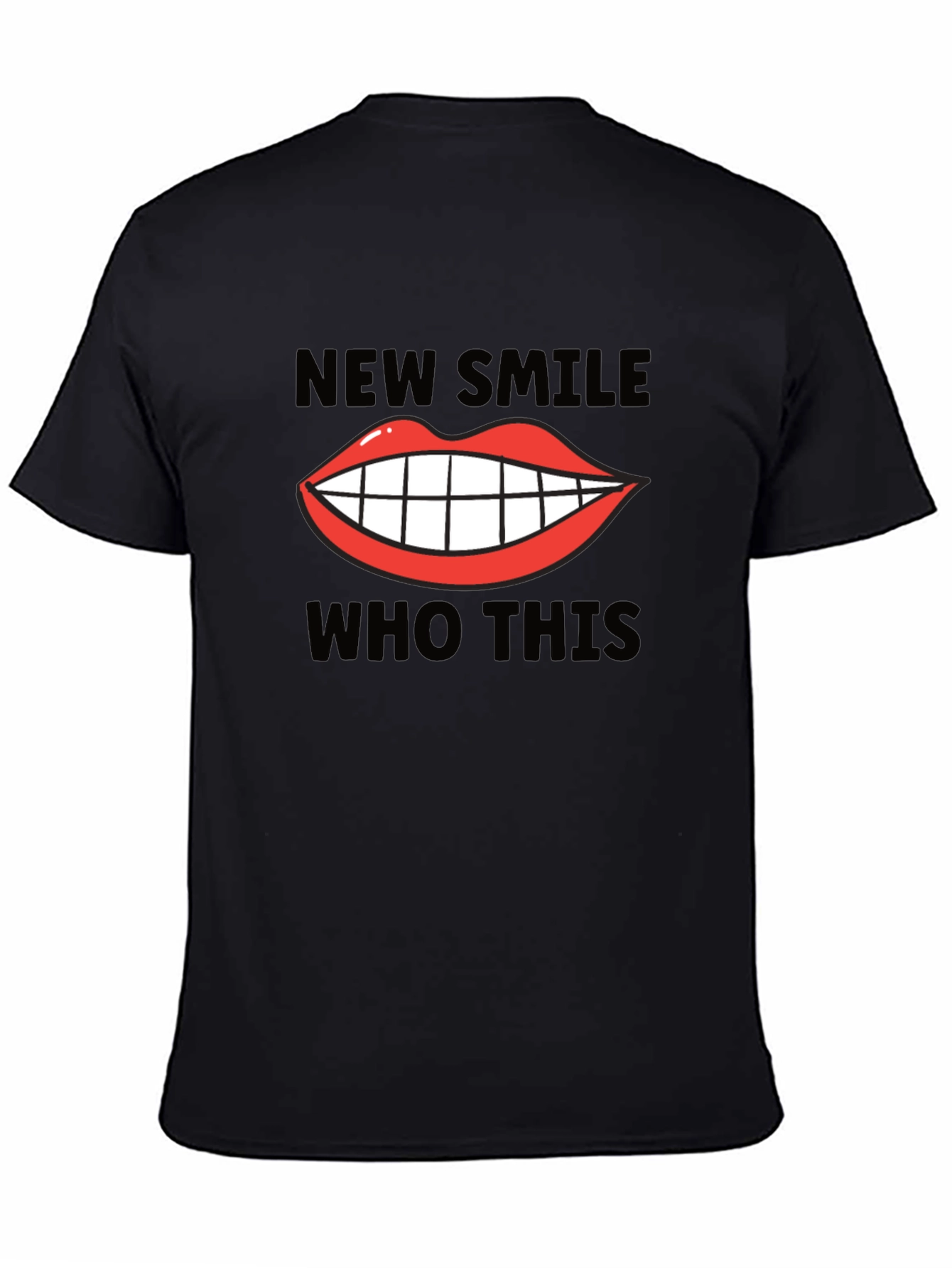 New Smile Who Dis Graphic Tee - Trendy Unisex T-Shirt