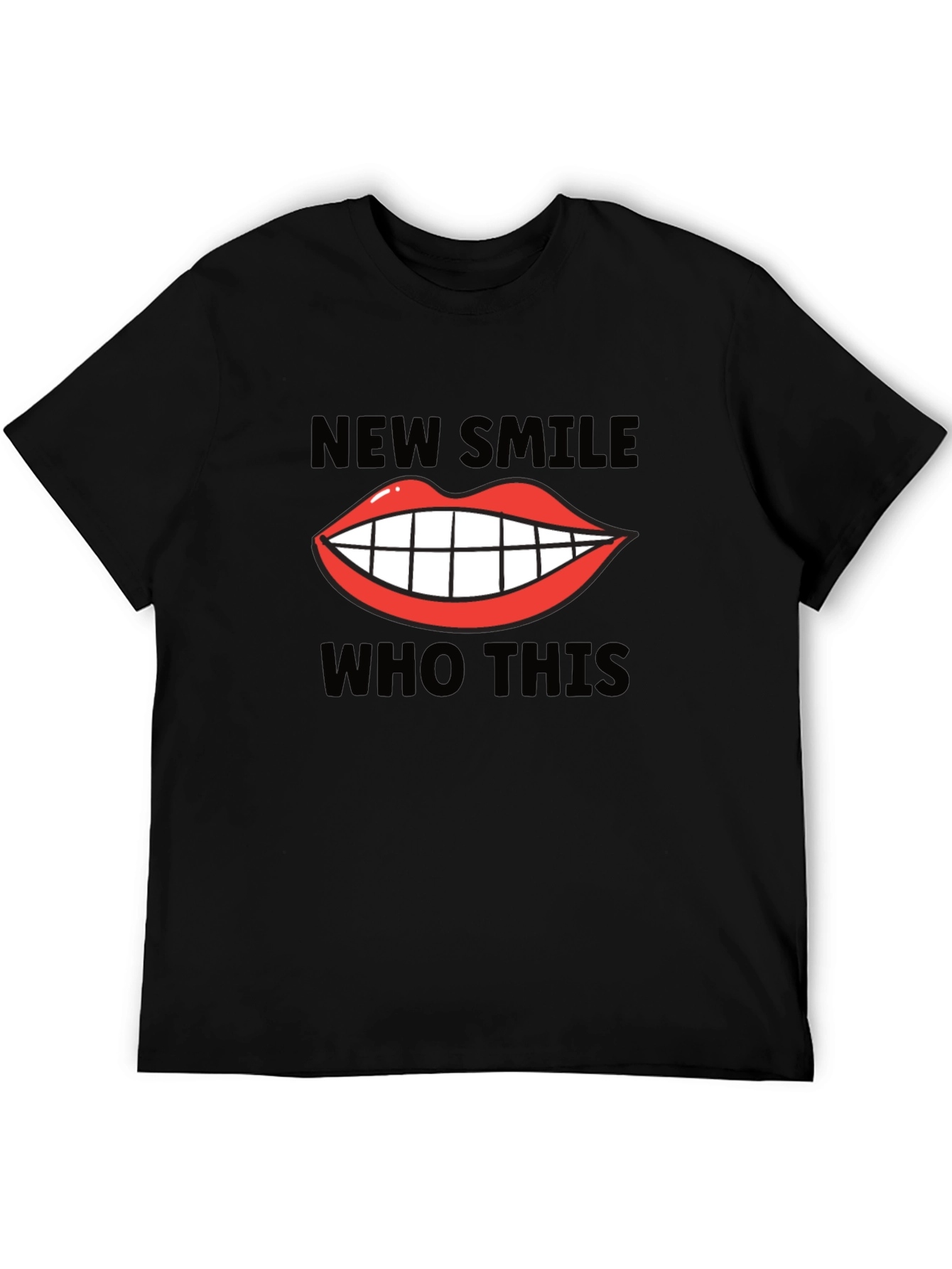 New Smile Who Dis Graphic Tee - Trendy Unisex T-Shirt