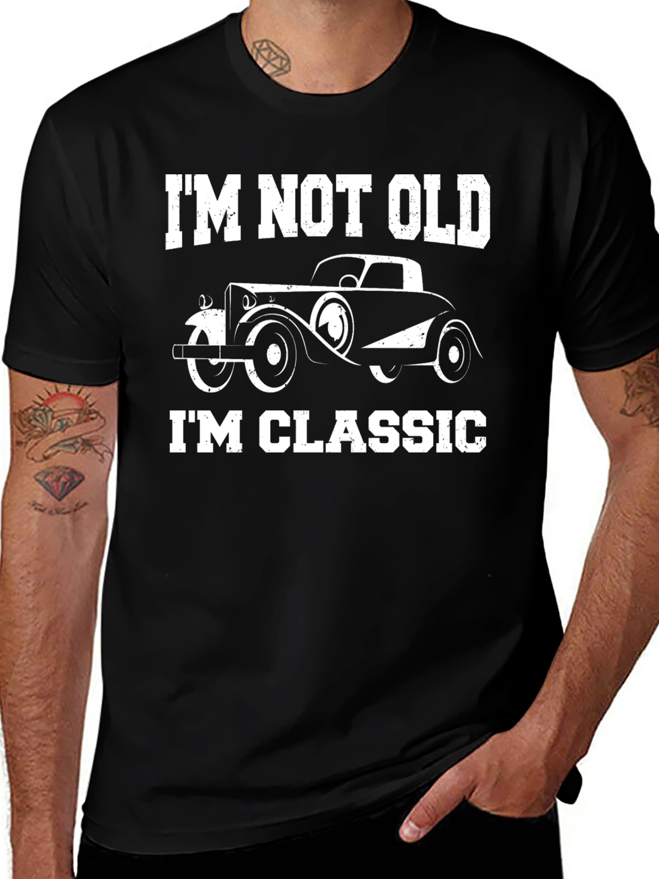 Classic Car Graphic Tee - Im Not Old Im Classic