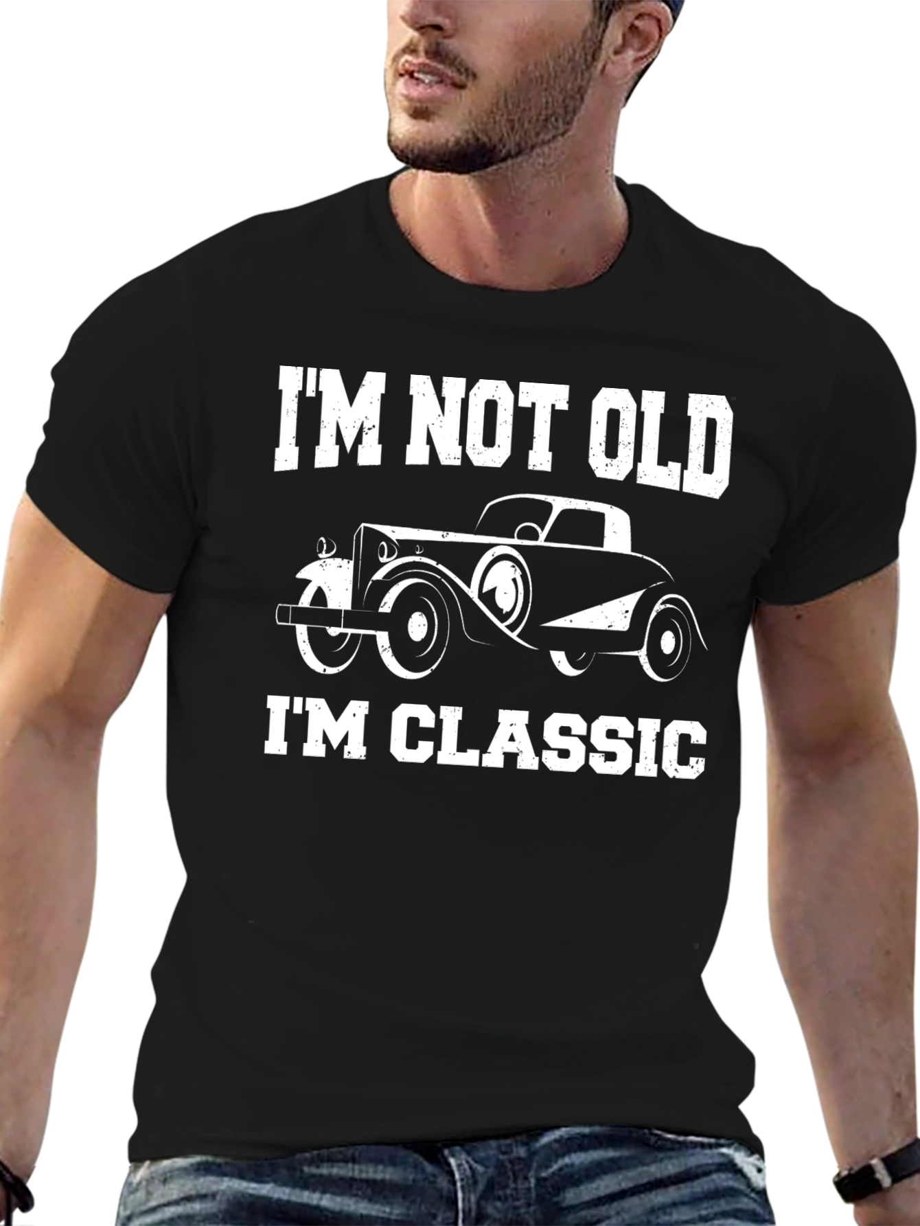 Classic Car Graphic Tee - Im Not Old Im Classic