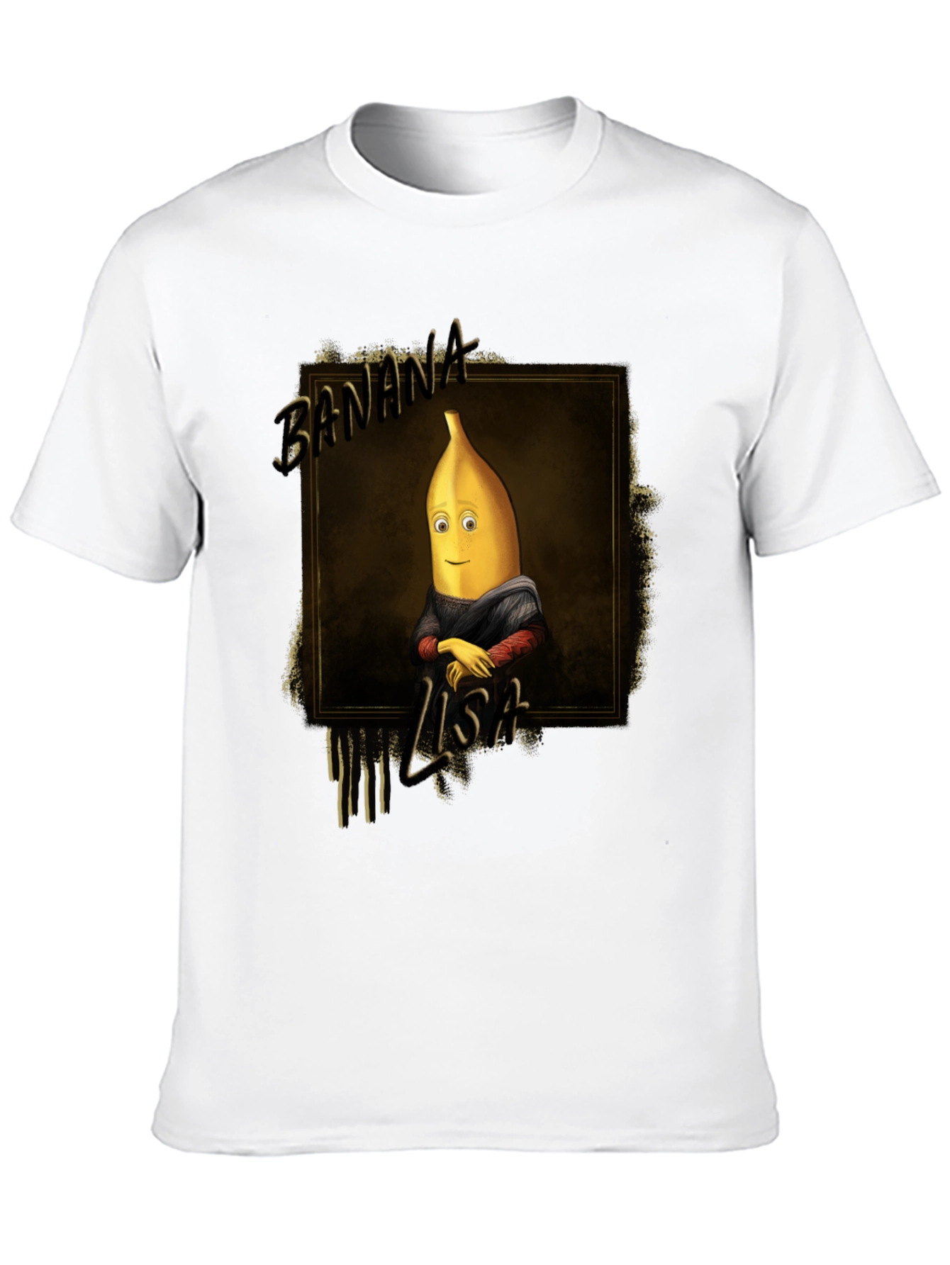 Banana Lisa Graphic Tee - Unique & Humorous