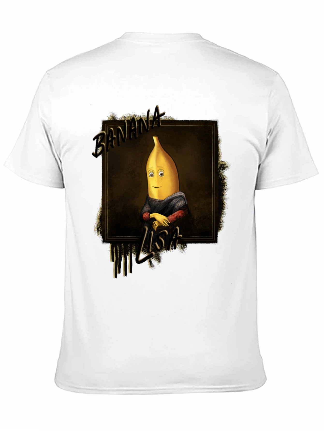 Banana Lisa Graphic Tee - Unique & Humorous