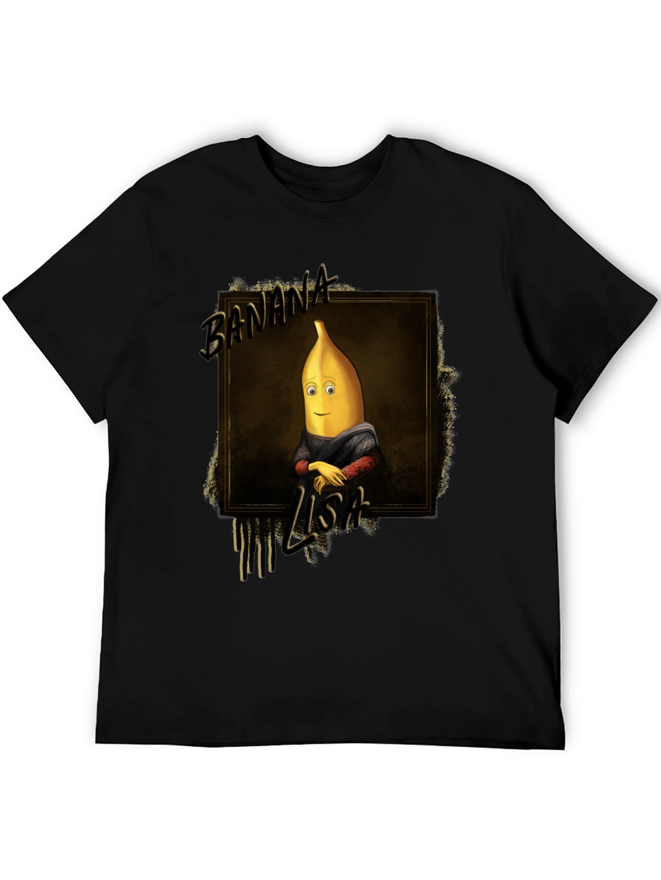 Banana Lisa Graphic Tee - Unique & Humorous