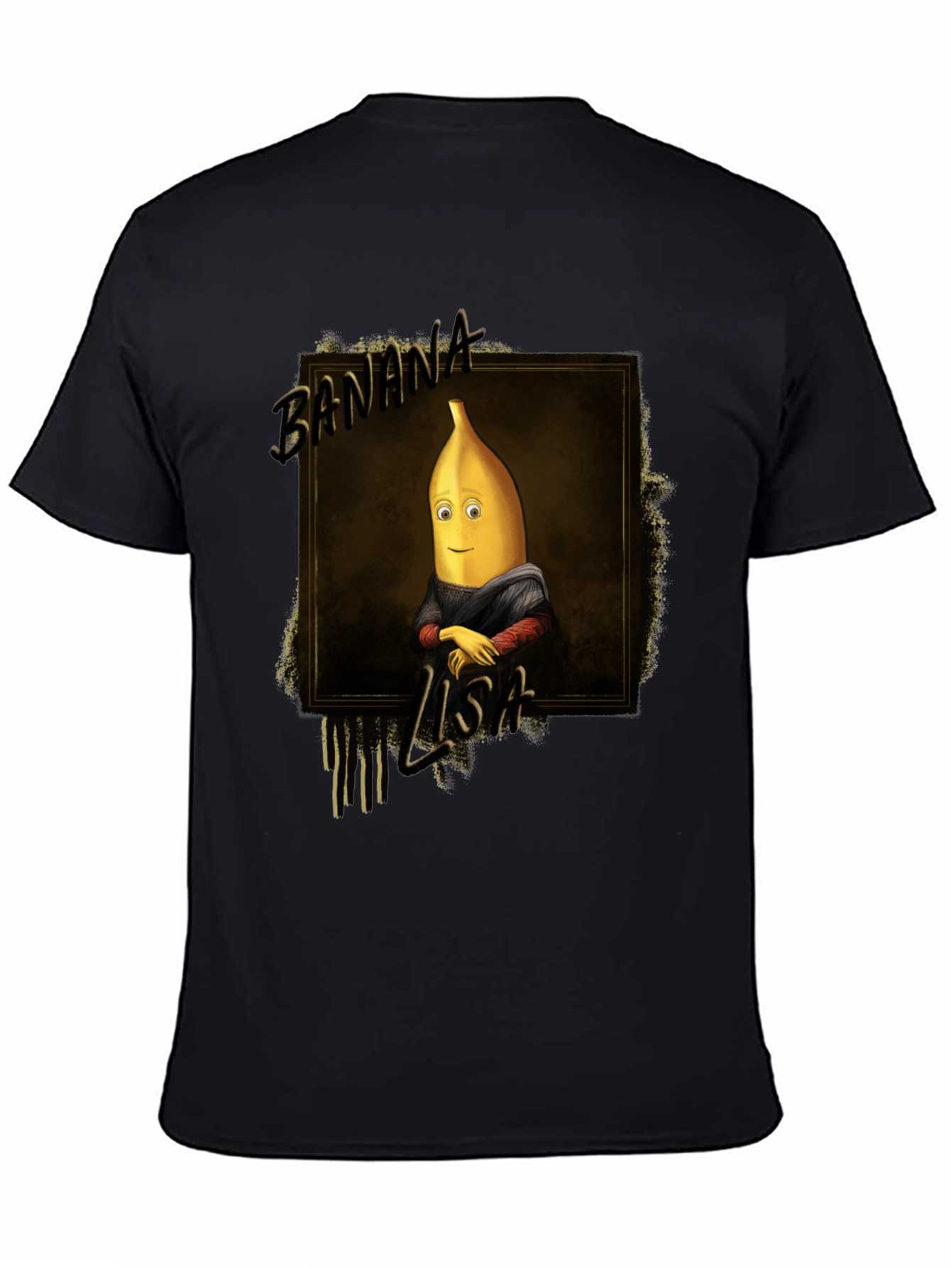 Banana Lisa Graphic Tee - Unique & Humorous