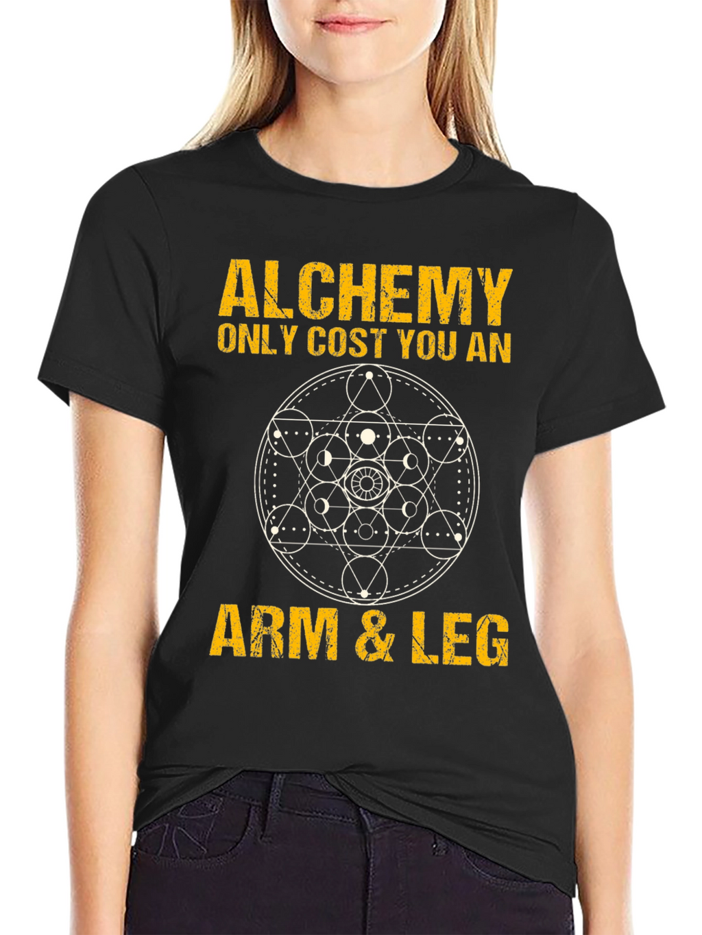 Alchemy Arm & Leg Black Graphic Tee