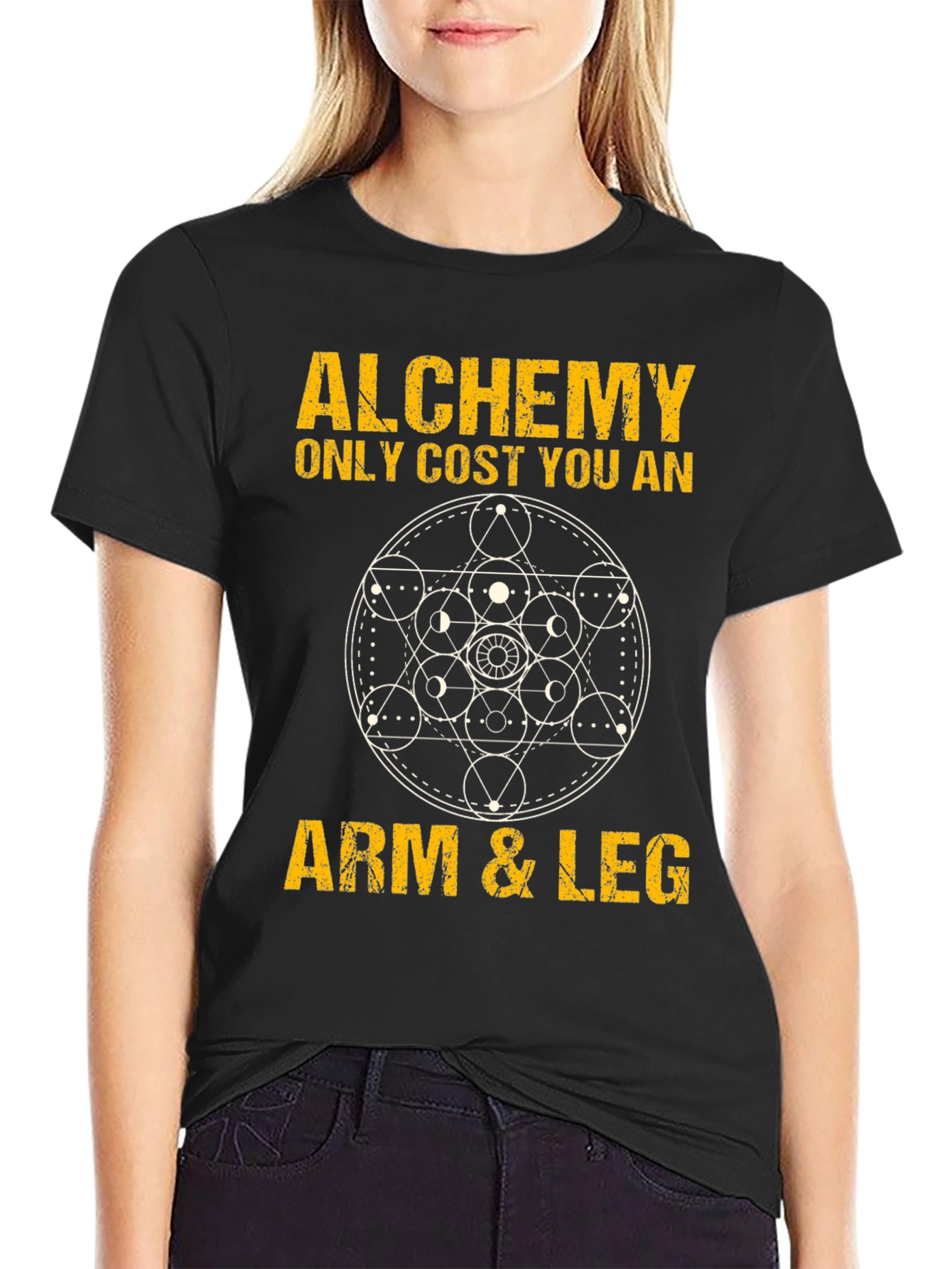 Alchemy Arm & Leg Black Graphic Tee