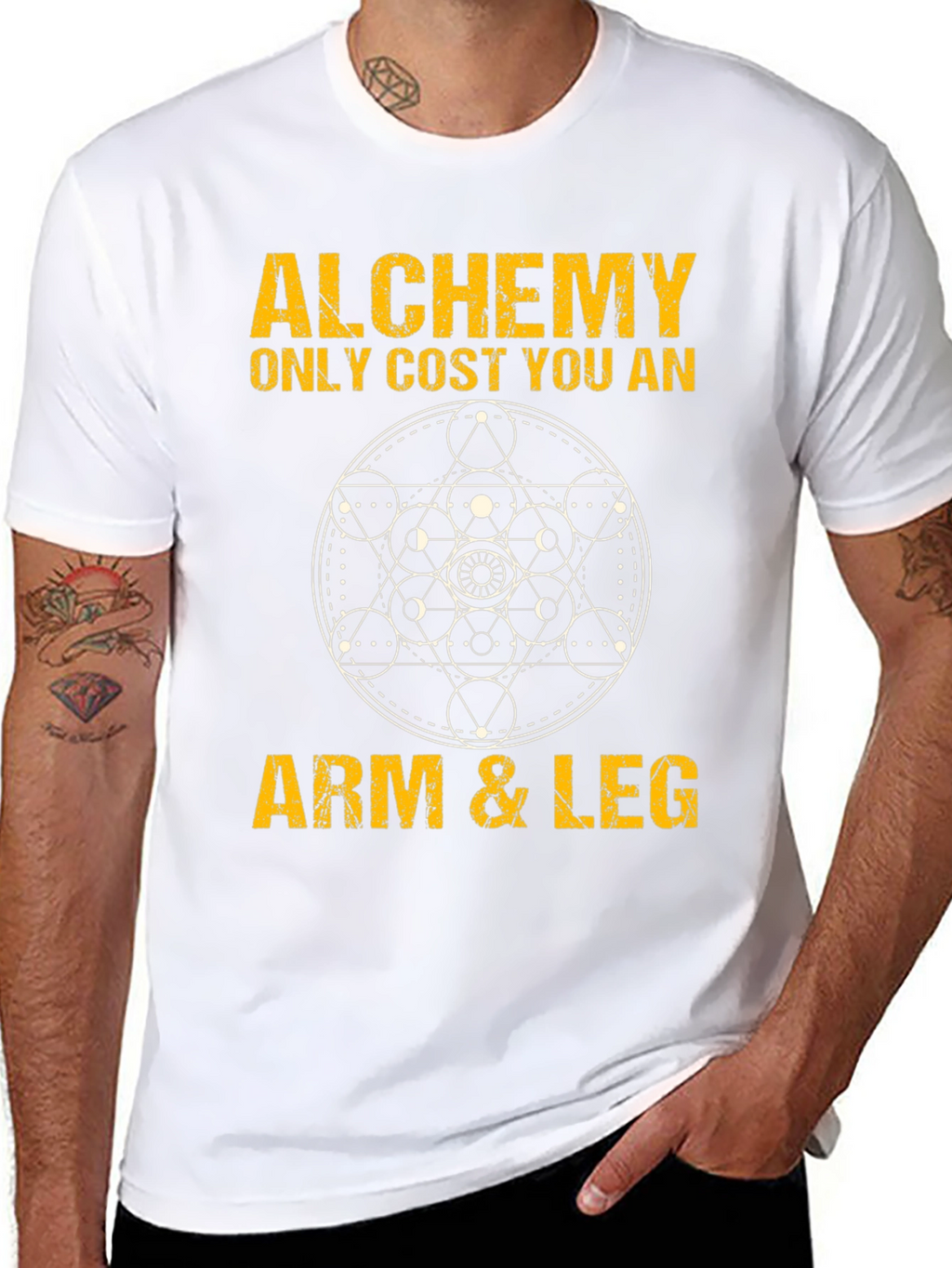 Alchemy Arm & Leg Black Graphic Tee