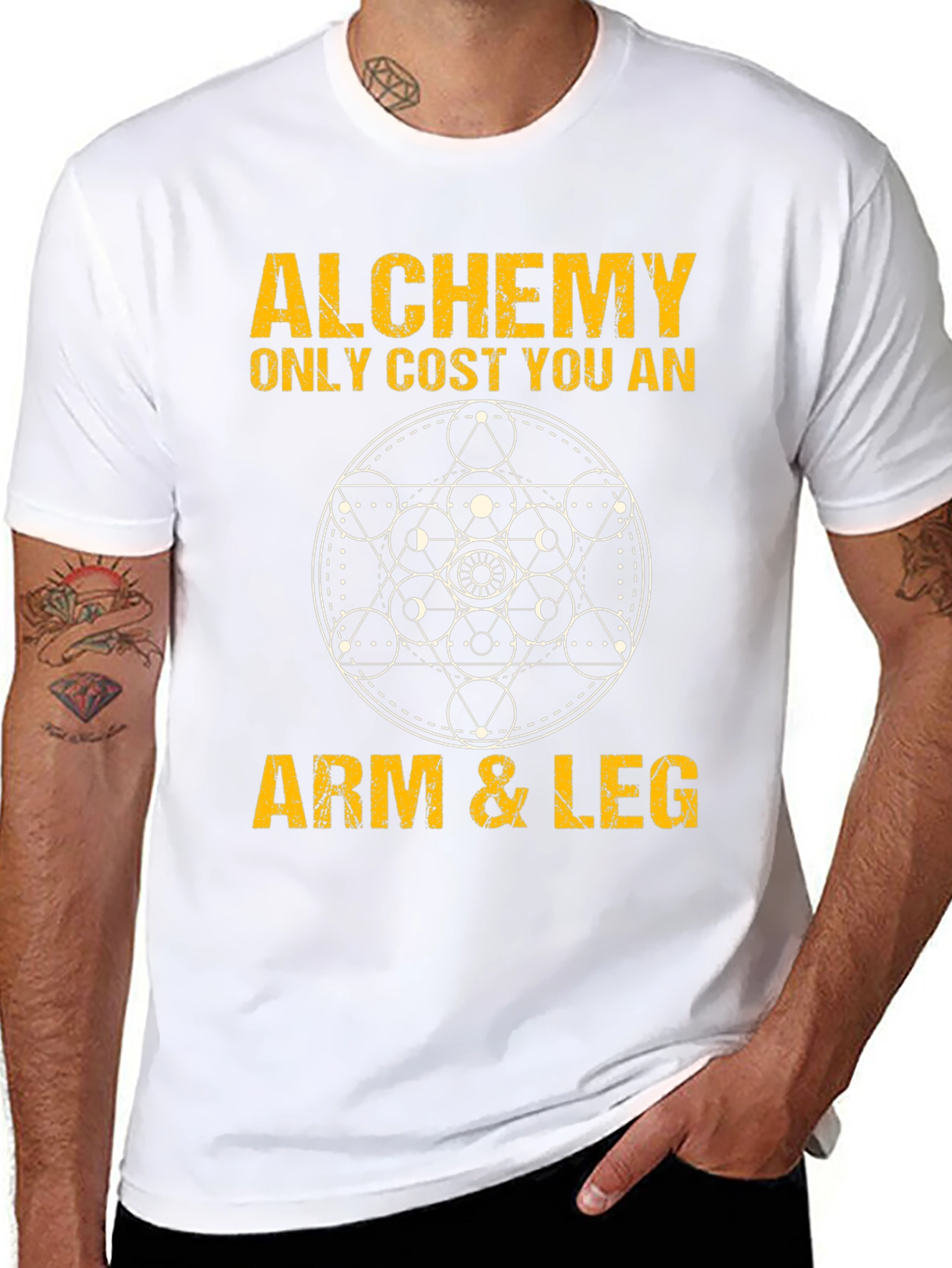 Alchemy Arm & Leg Black Graphic Tee