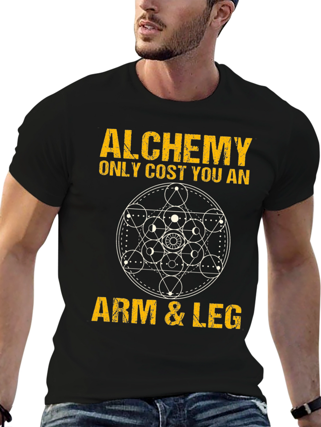 Alchemy Arm & Leg Black Graphic Tee