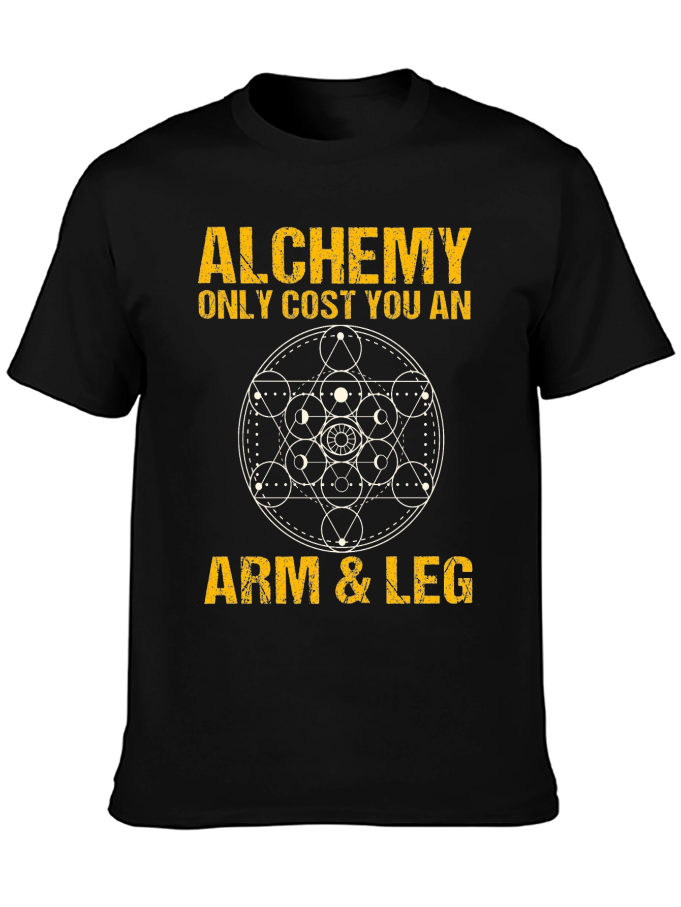 Alchemy Arm & Leg Black Graphic Tee