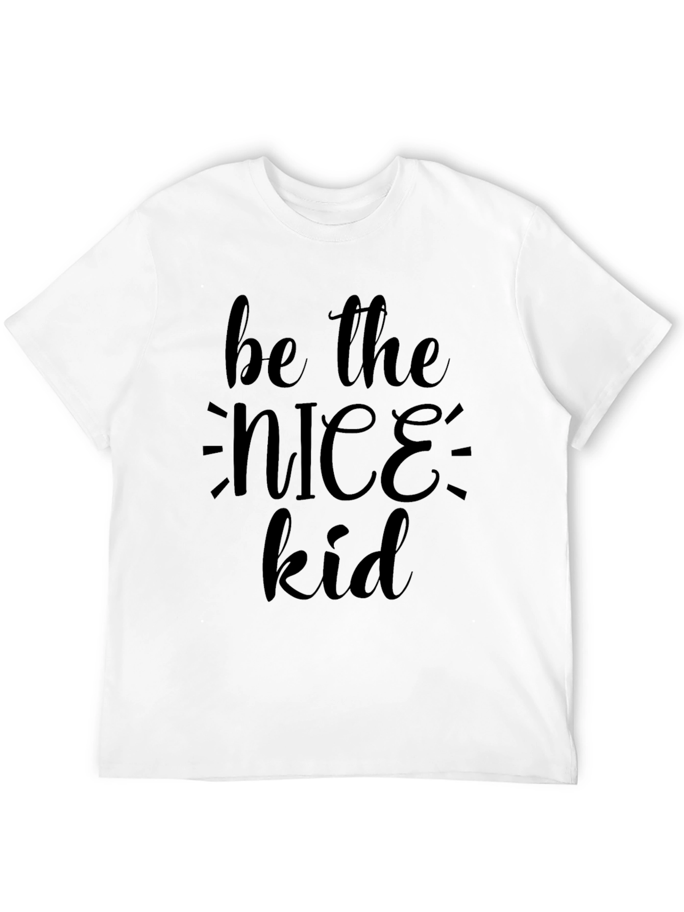 Be the Nice Kid Graphic Tee - Black