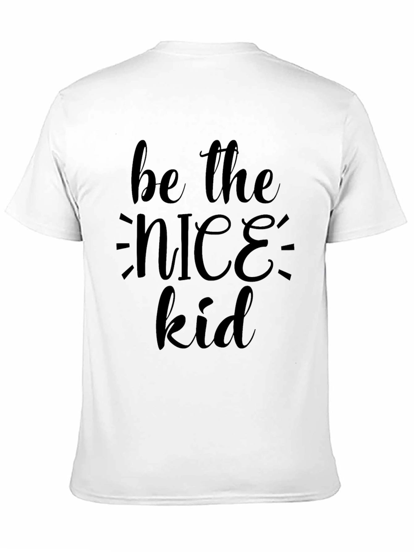 Be the Nice Kid Graphic Tee - Black