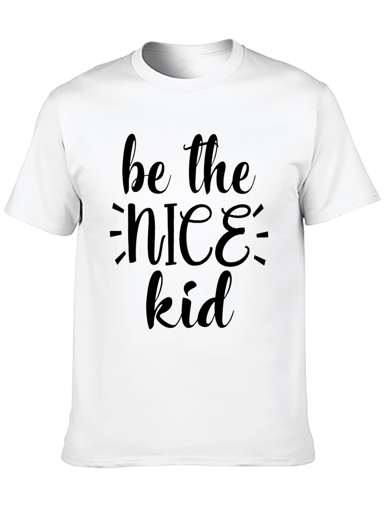 Be the Nice Kid Graphic Tee - Black