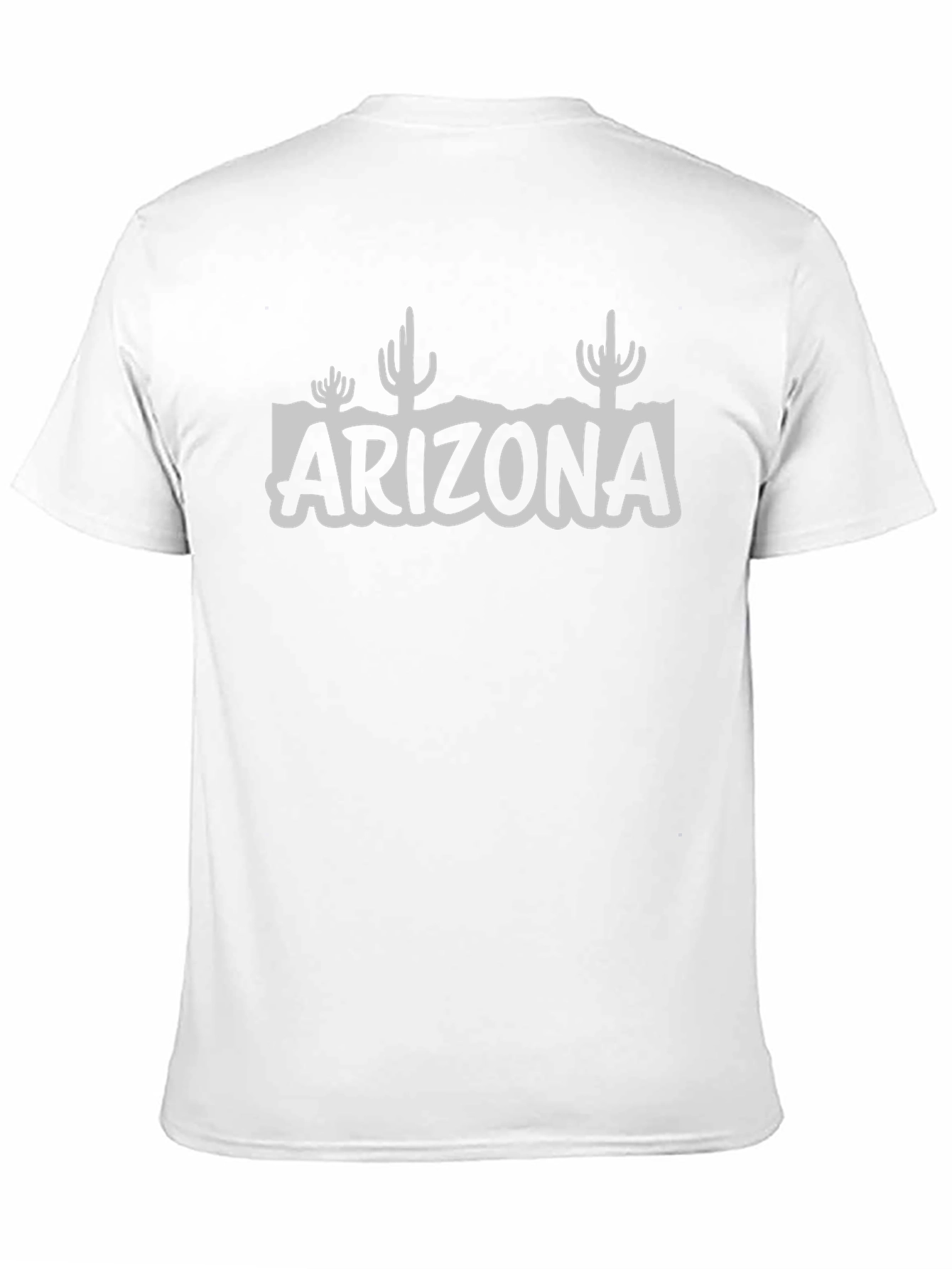 Arizona Cactus Graphic T-Shirt - Black Cotton Tee