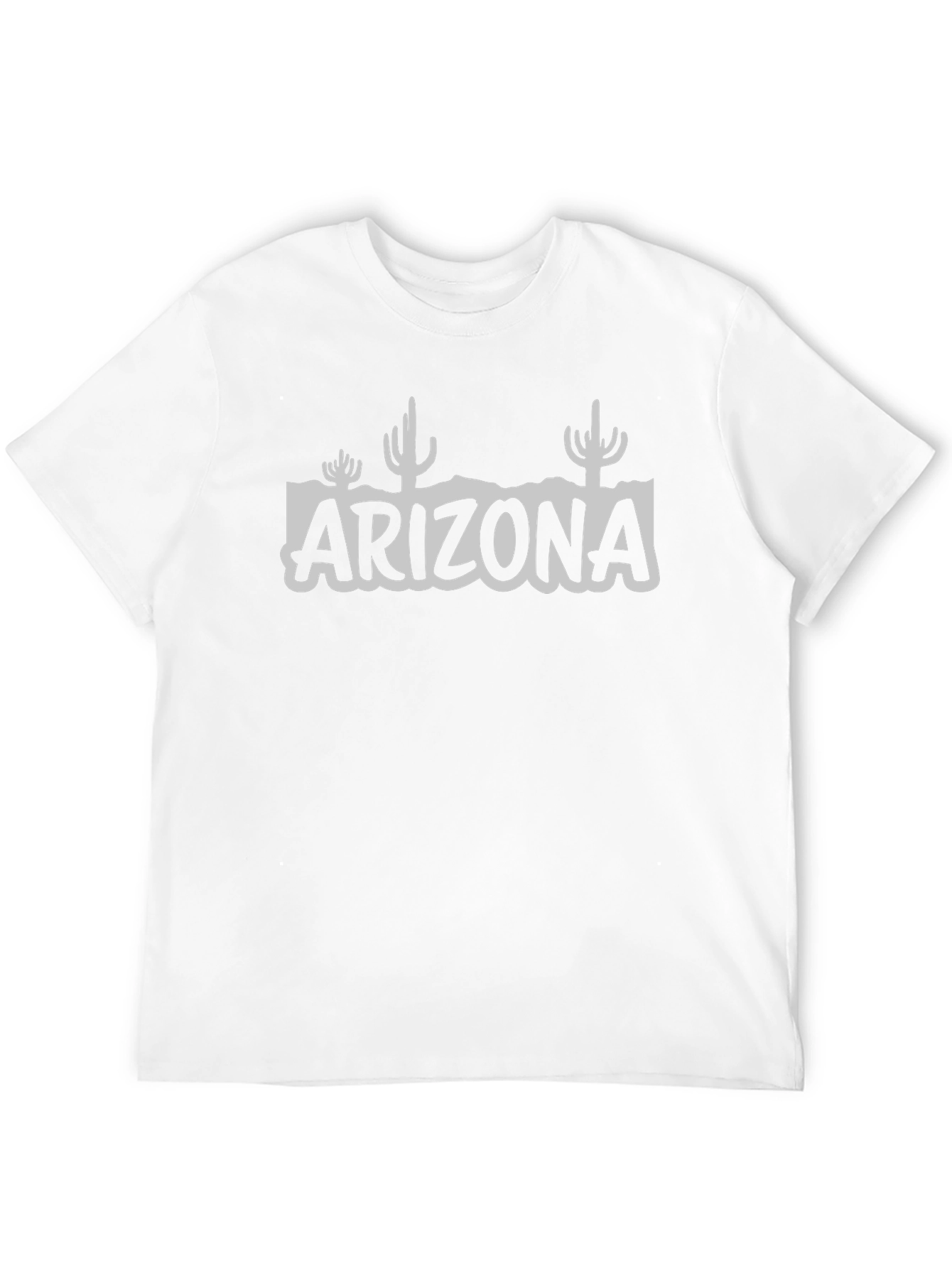 Arizona Cactus Graphic T-Shirt - Black Cotton Tee