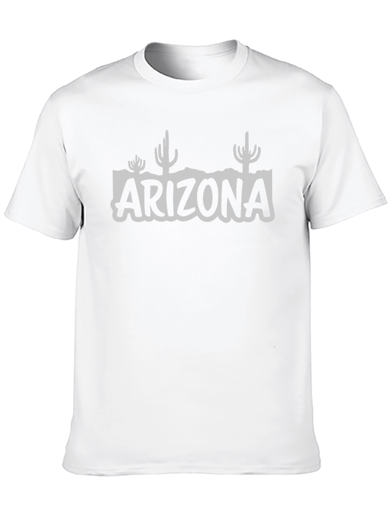 Arizona Cactus Graphic T-Shirt - Black Cotton Tee