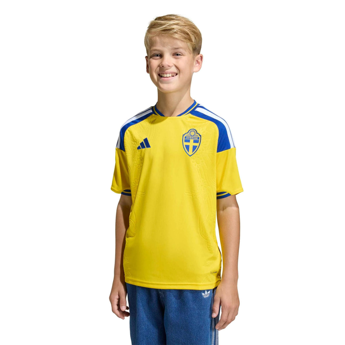 2026 Sweden Youth Stadium Home Soccer Jersey