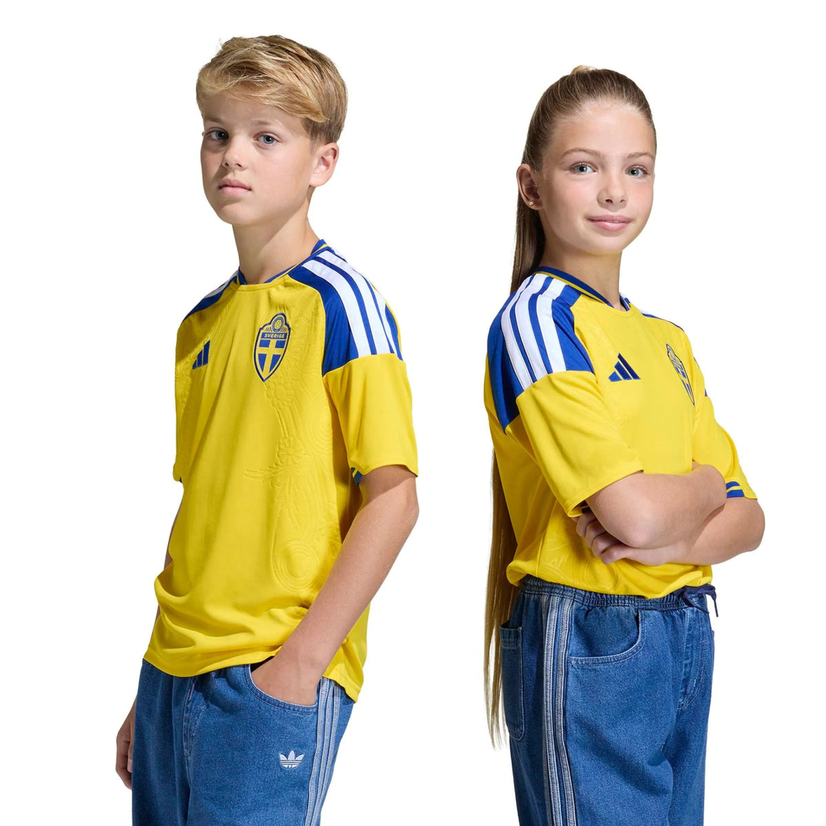 2026 Sweden Youth Stadium Home Soccer Jersey