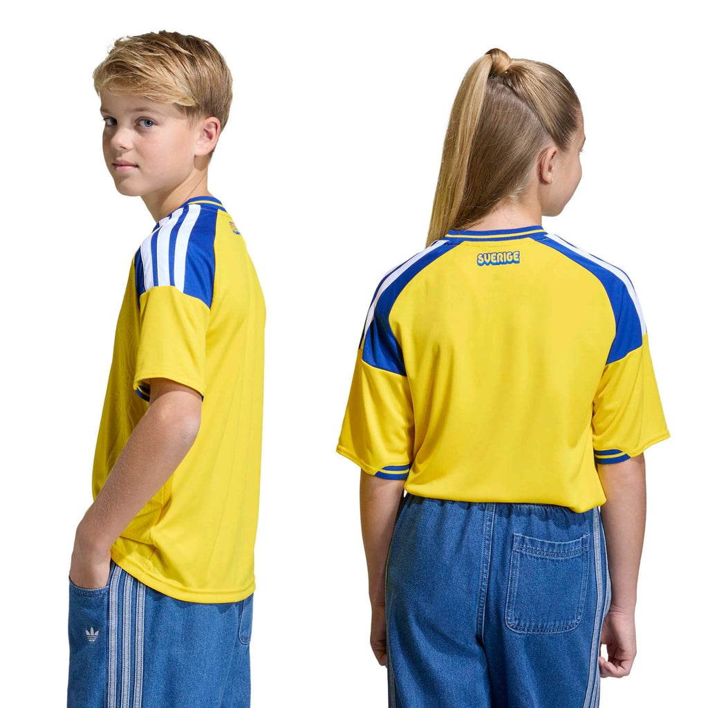 2026 Sweden Youth Stadium Home Soccer Jersey