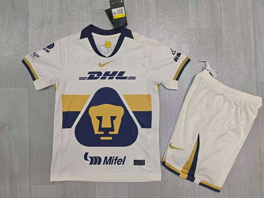 KIDS s UNAM White/Navy/Gold Home Kit