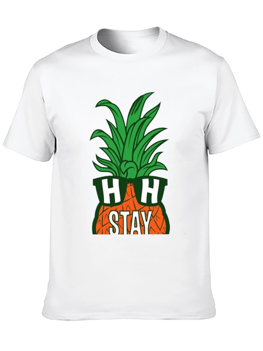 Stay Cool Pineapple Graphic Tee - Black