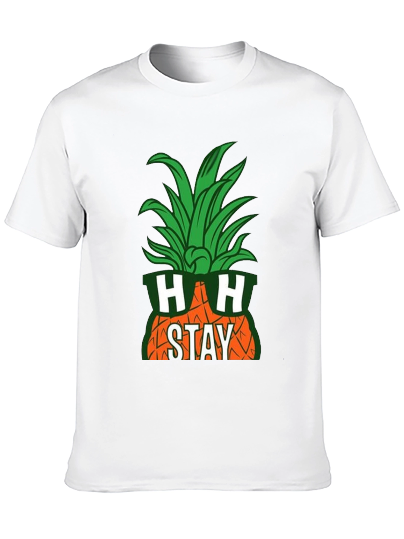 Stay Cool Pineapple Graphic Tee - Black