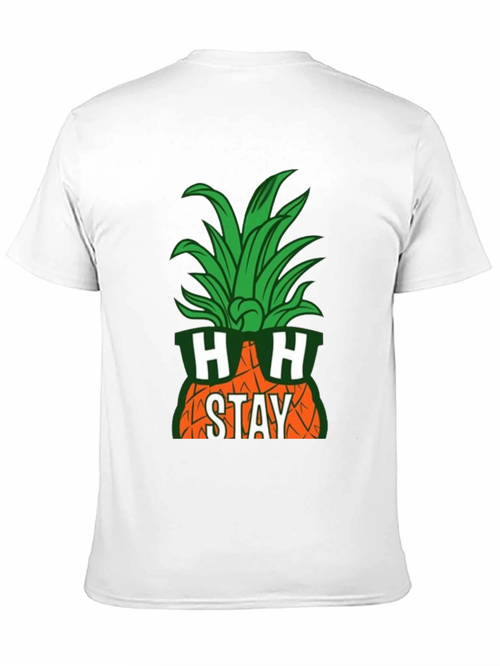 Stay Cool Pineapple Graphic Tee - Black