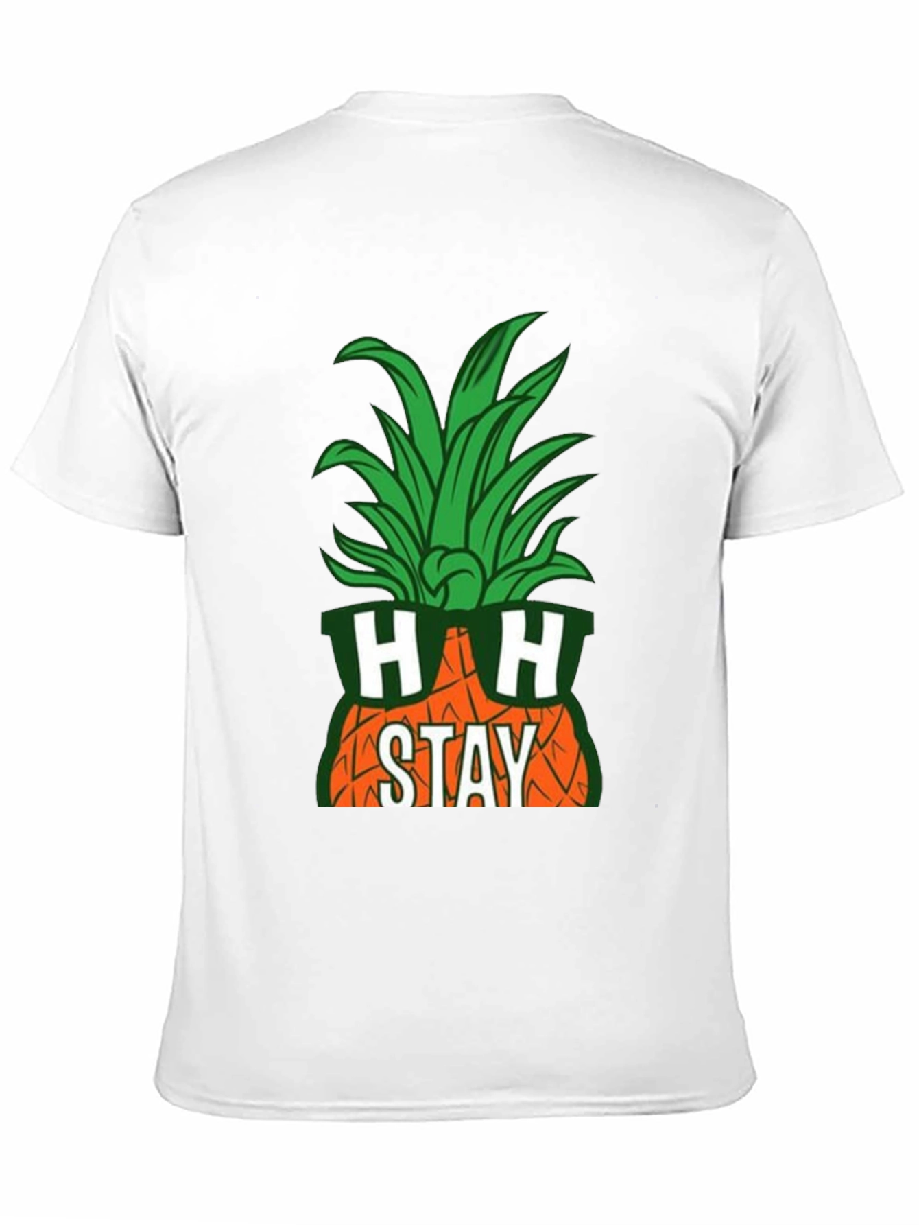 Stay Cool Pineapple Graphic Tee - Black