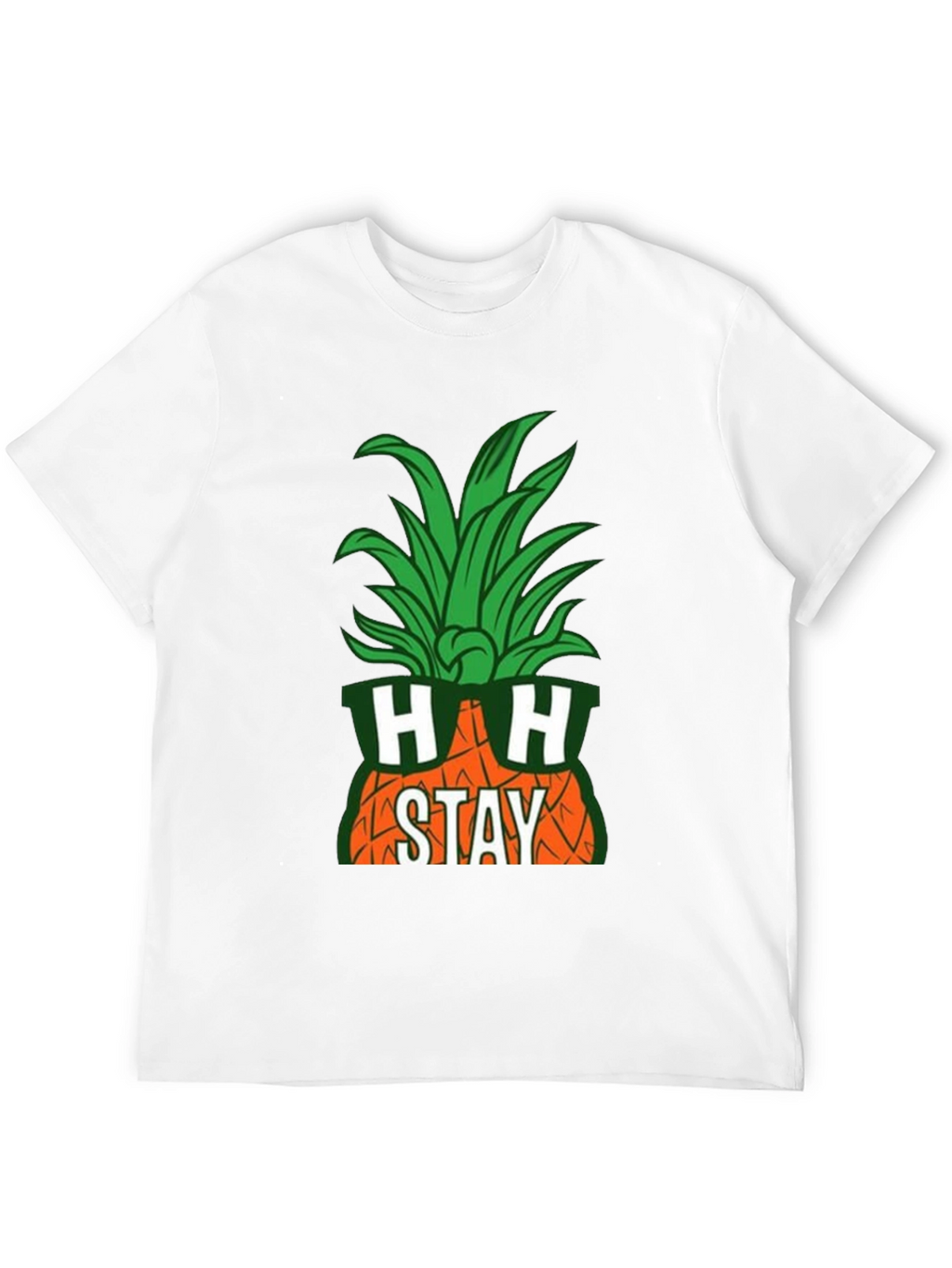 Stay Cool Pineapple Graphic Tee - Black