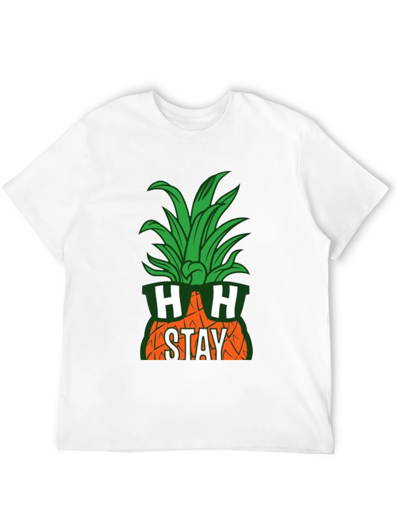 Stay Cool Pineapple Graphic Tee - Black