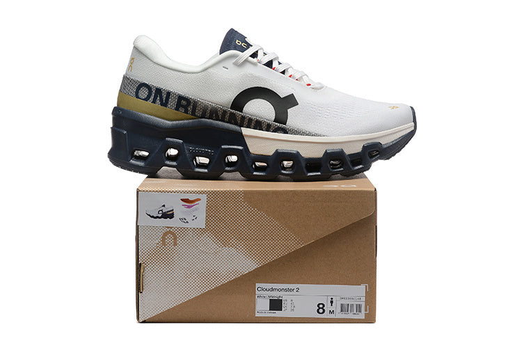 OnCloud Monster White Black Green Unisex Sneakers