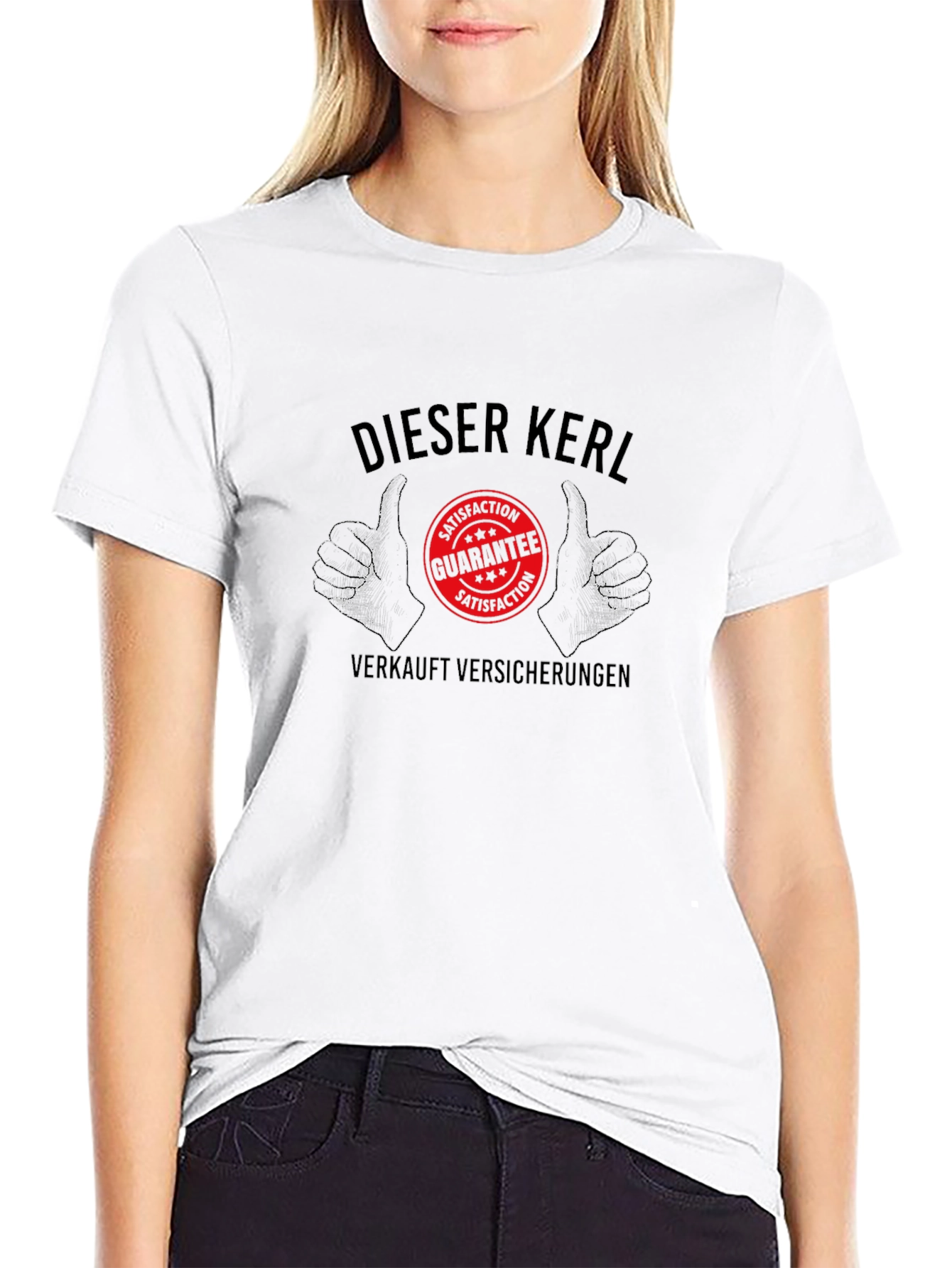 DIESER KERL T-Shirt: Insurance Salesman Satisfaction Guarantee Tee