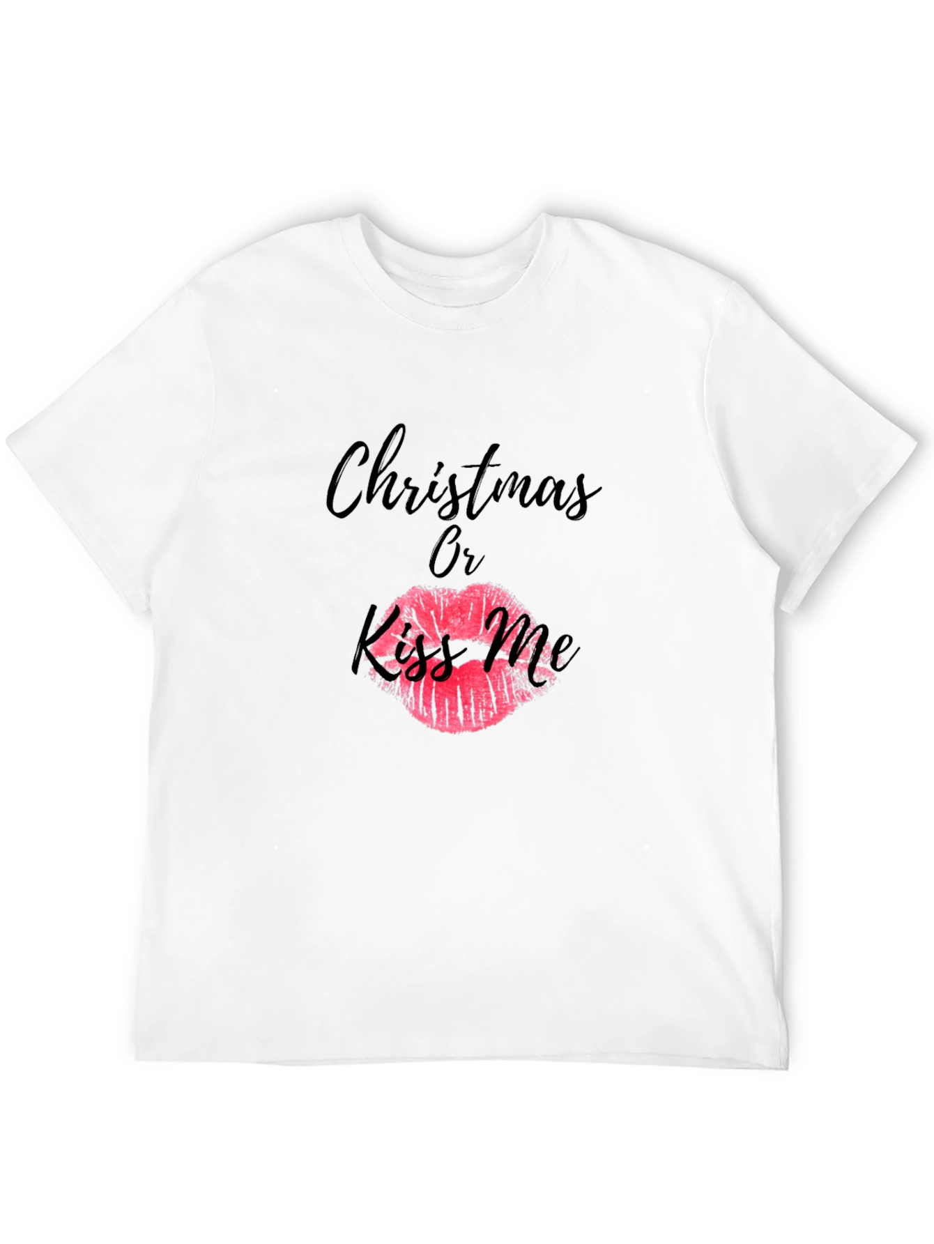 Christmas Or Kiss Me Graphic Tee