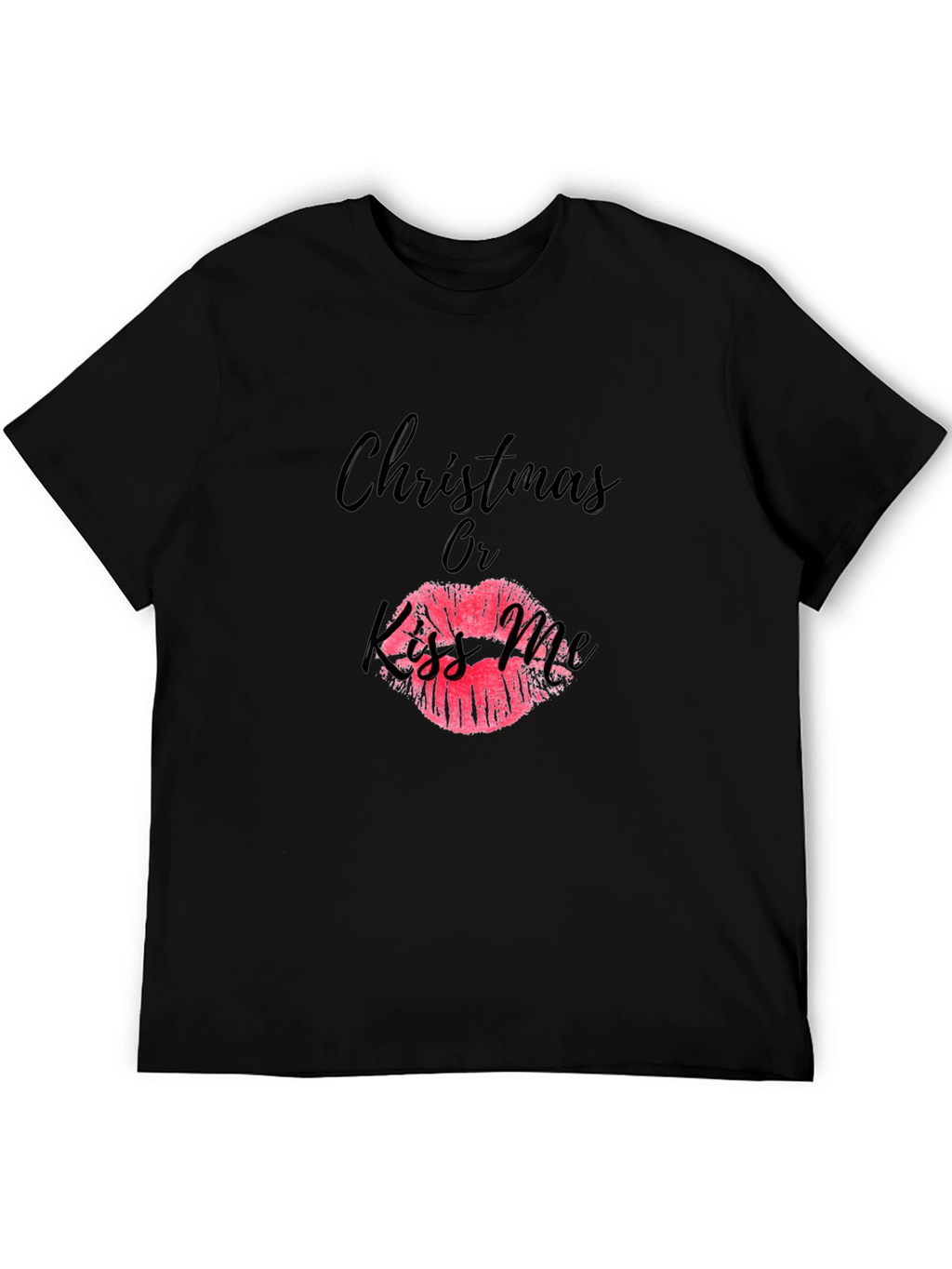 Christmas Or Kiss Me Graphic Tee