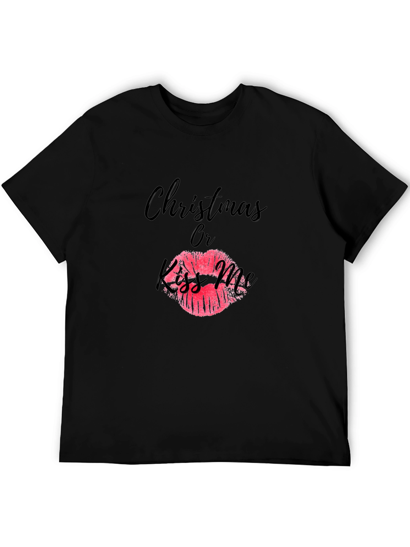 Christmas Or Kiss Me Graphic Tee