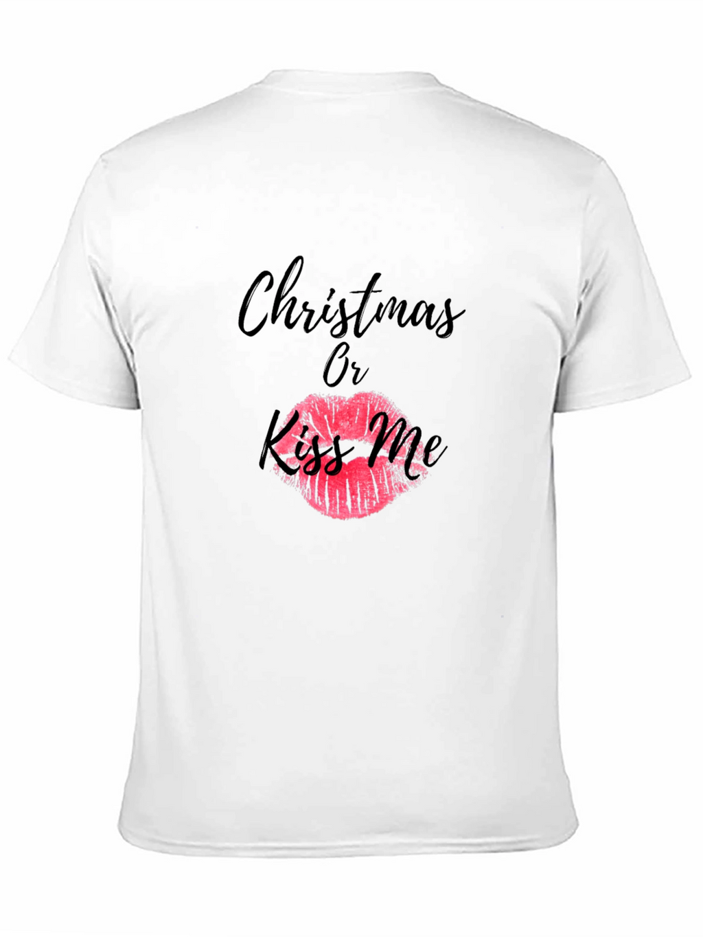 Christmas Or Kiss Me Graphic Tee