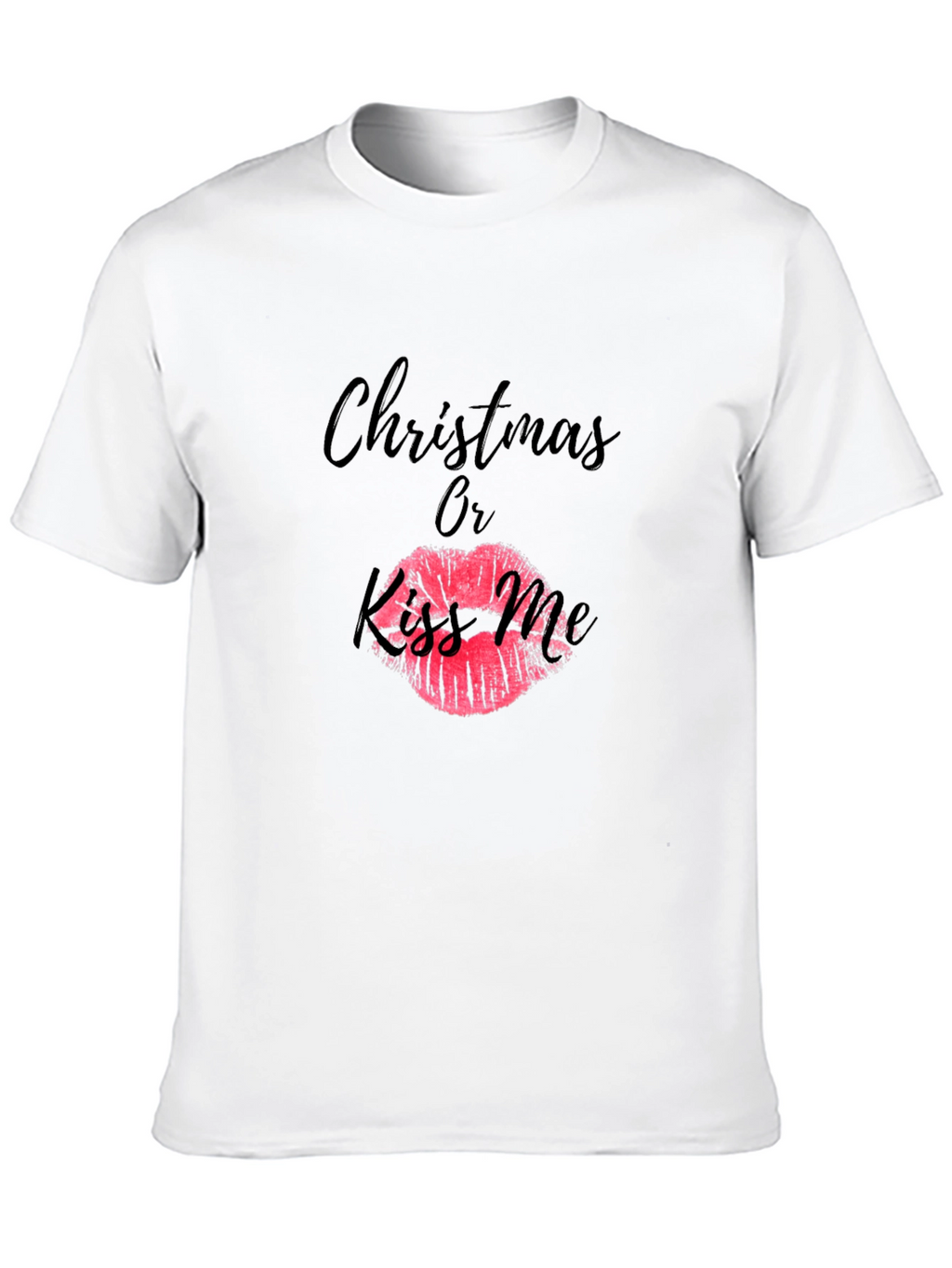 Christmas Or Kiss Me Graphic Tee