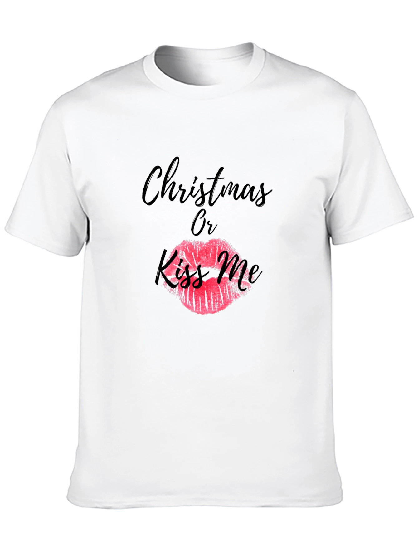 Christmas Or Kiss Me Graphic Tee