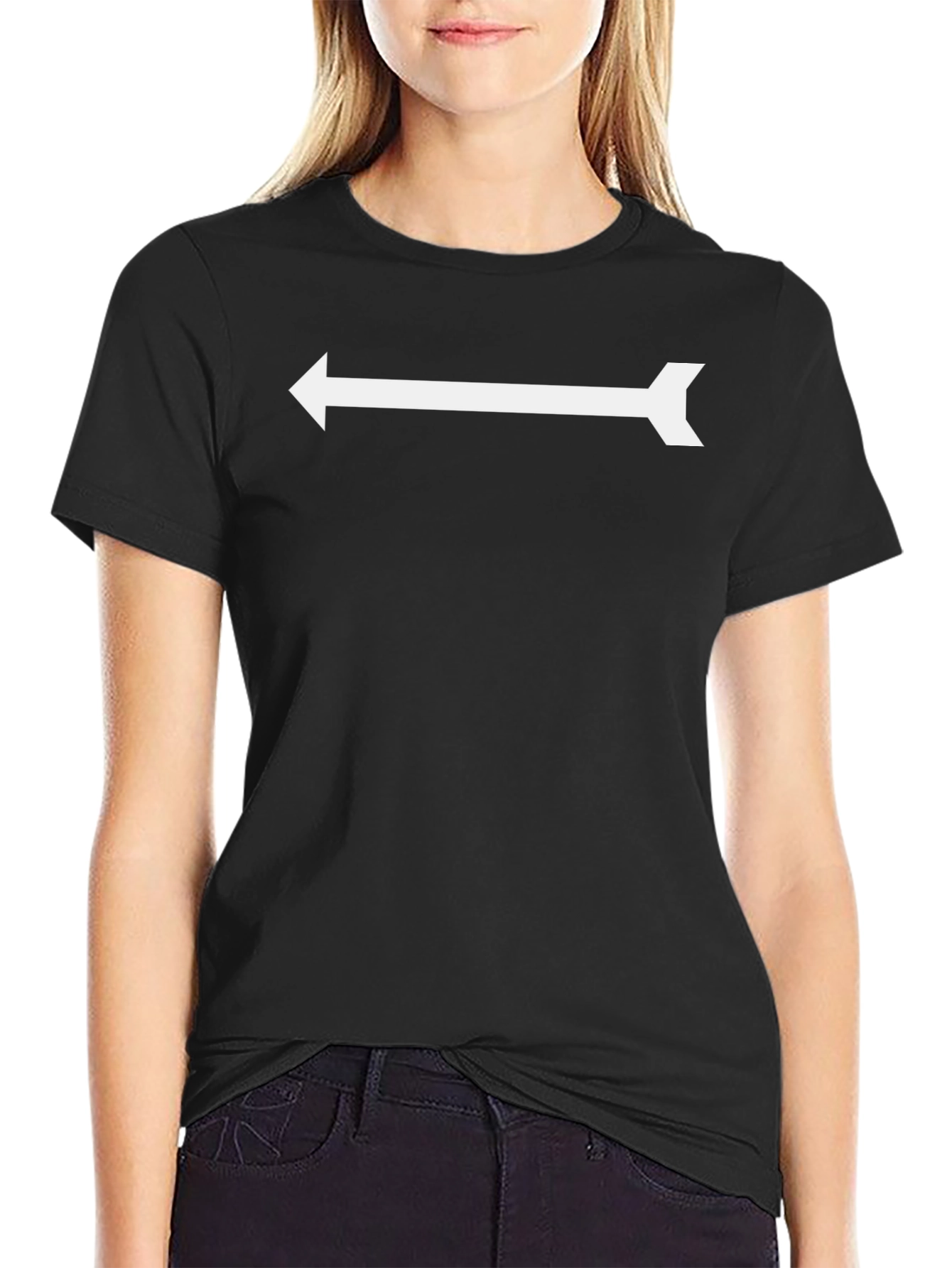 Arrow Graphic Black T-Shirt
