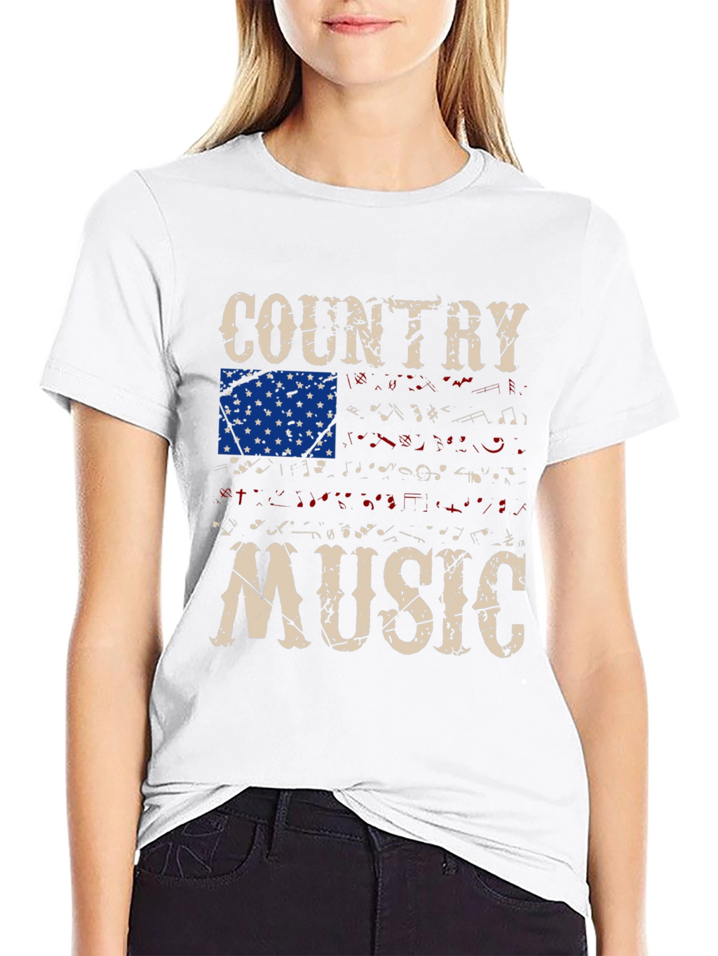 Country Music Flag Graphic Tee