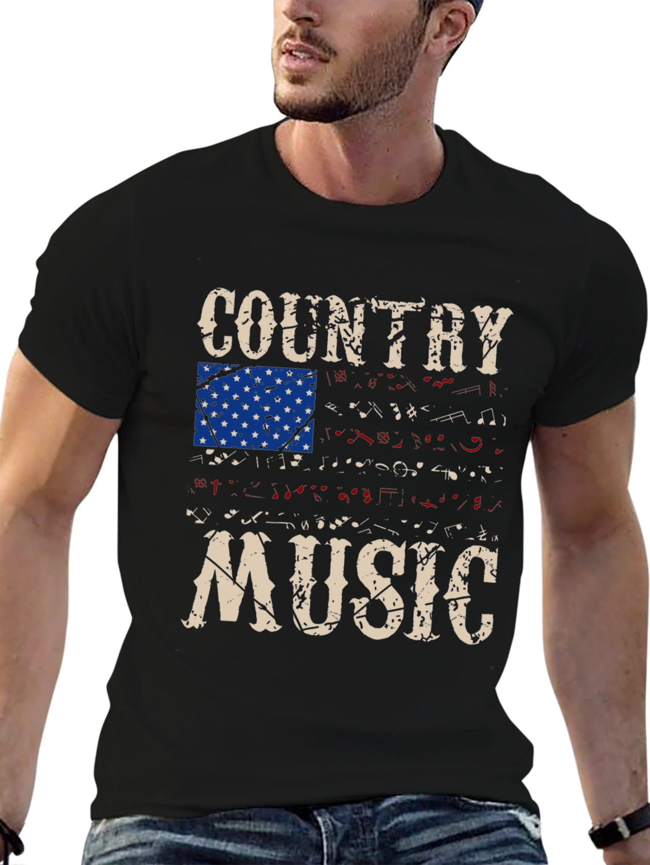 Country Music Flag Graphic Tee