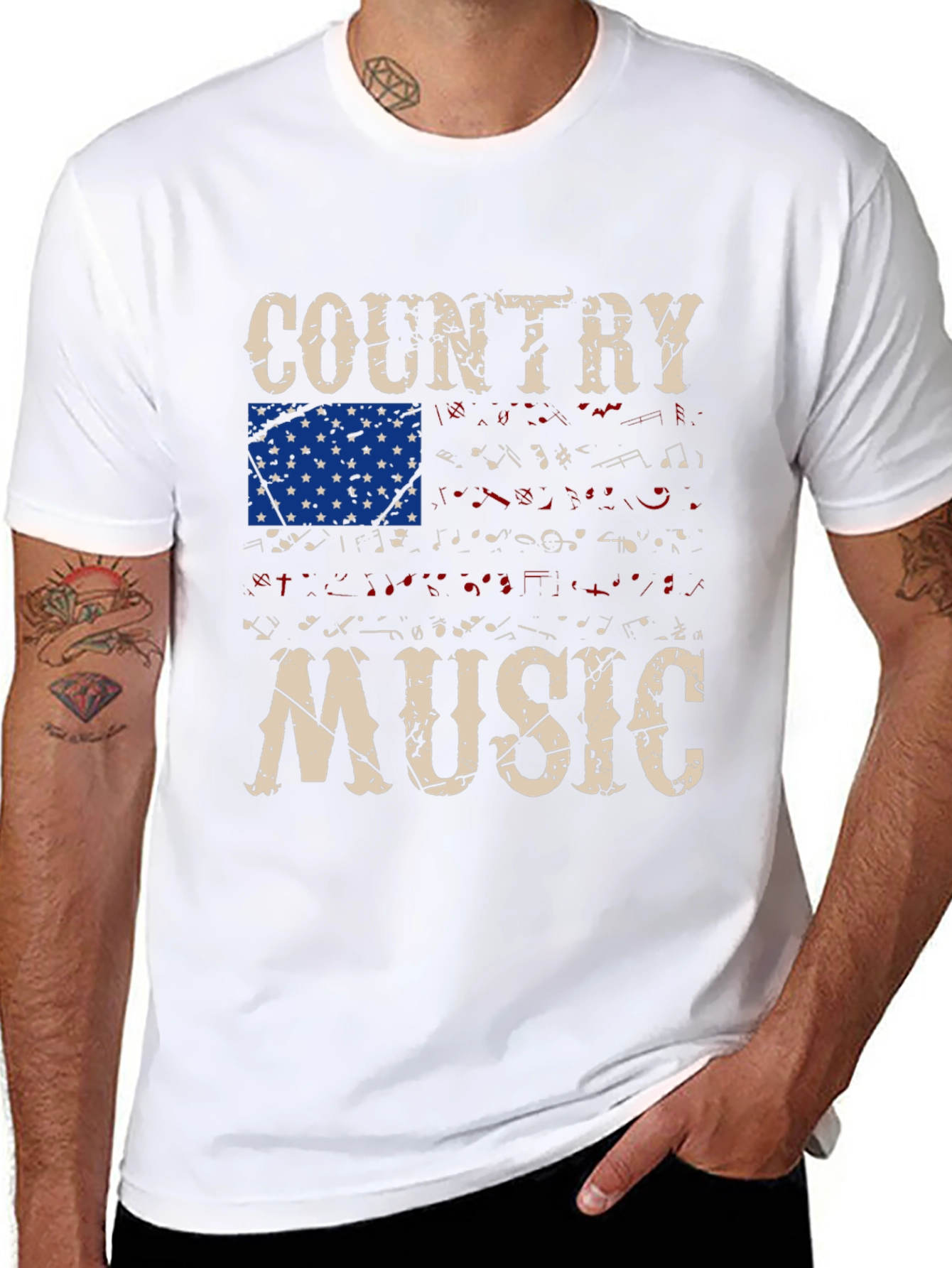 Country Music Flag Graphic Tee