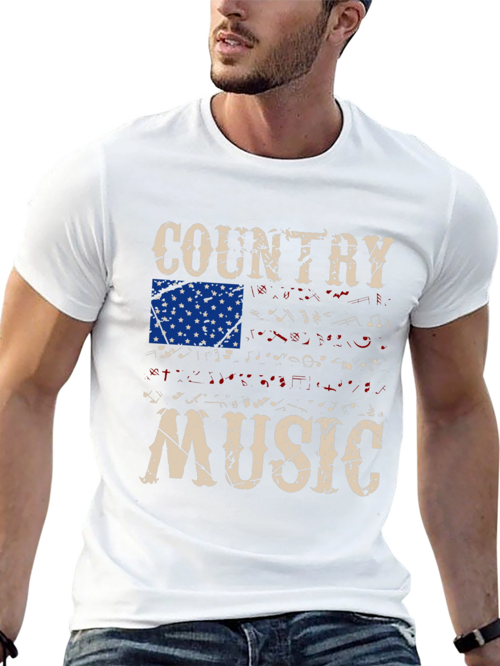 Country Music Flag Graphic Tee
